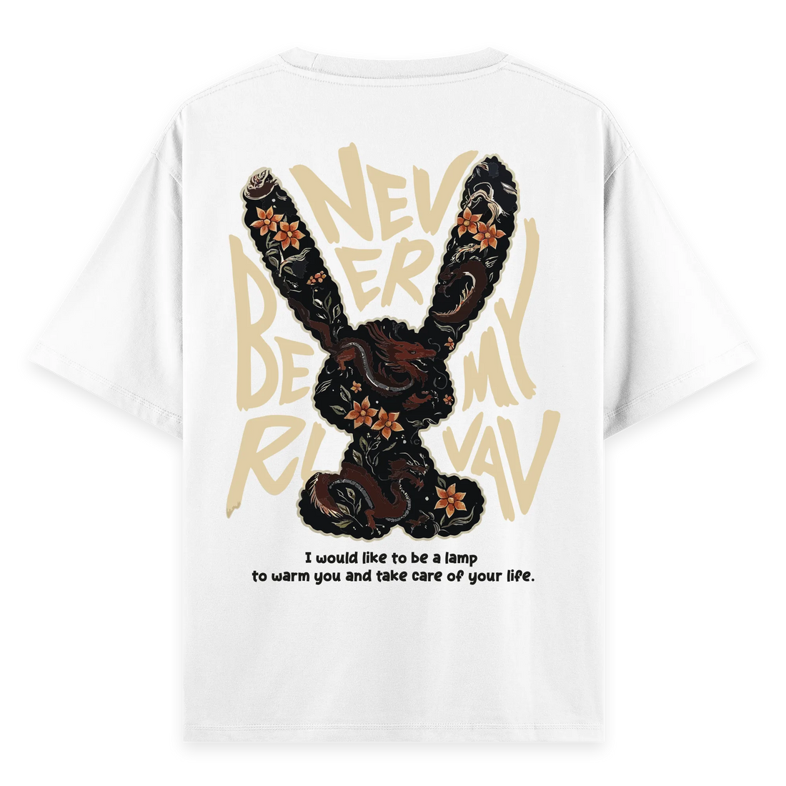 Rabbit - Oversize Bol Kalıp T-shirt