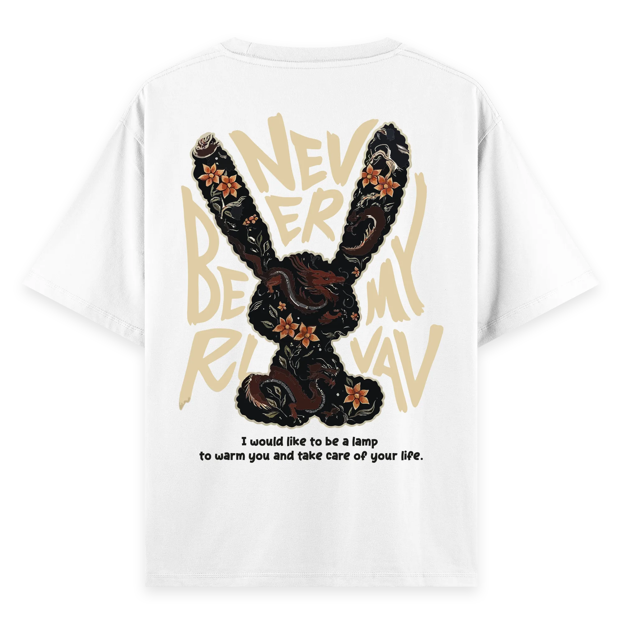 Rabbit - Oversize Bol Kalıp T-shirt