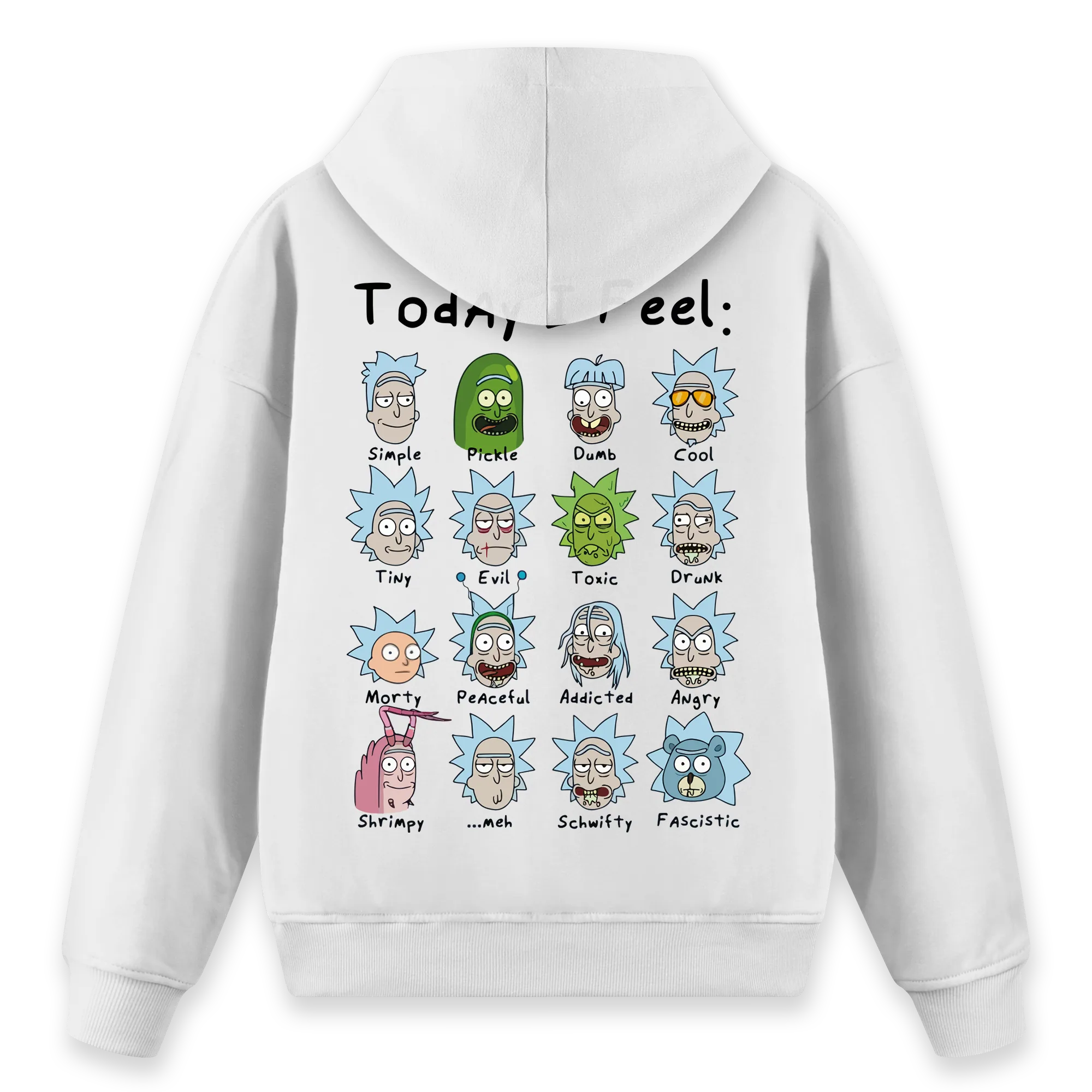Rick's Routine - Regular Fit Kalıp Hoodie