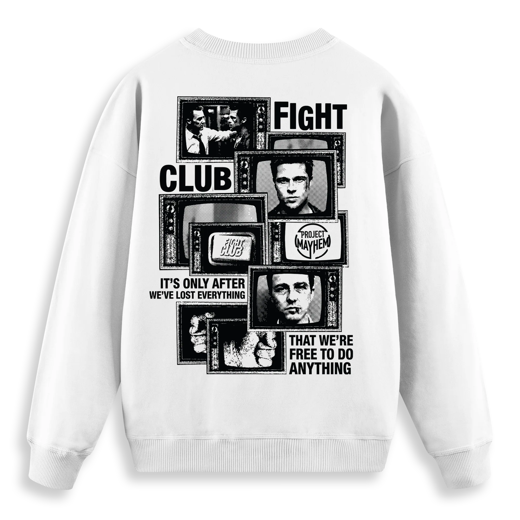Fight Club - Regular Fit Kalıp Sweatshirt