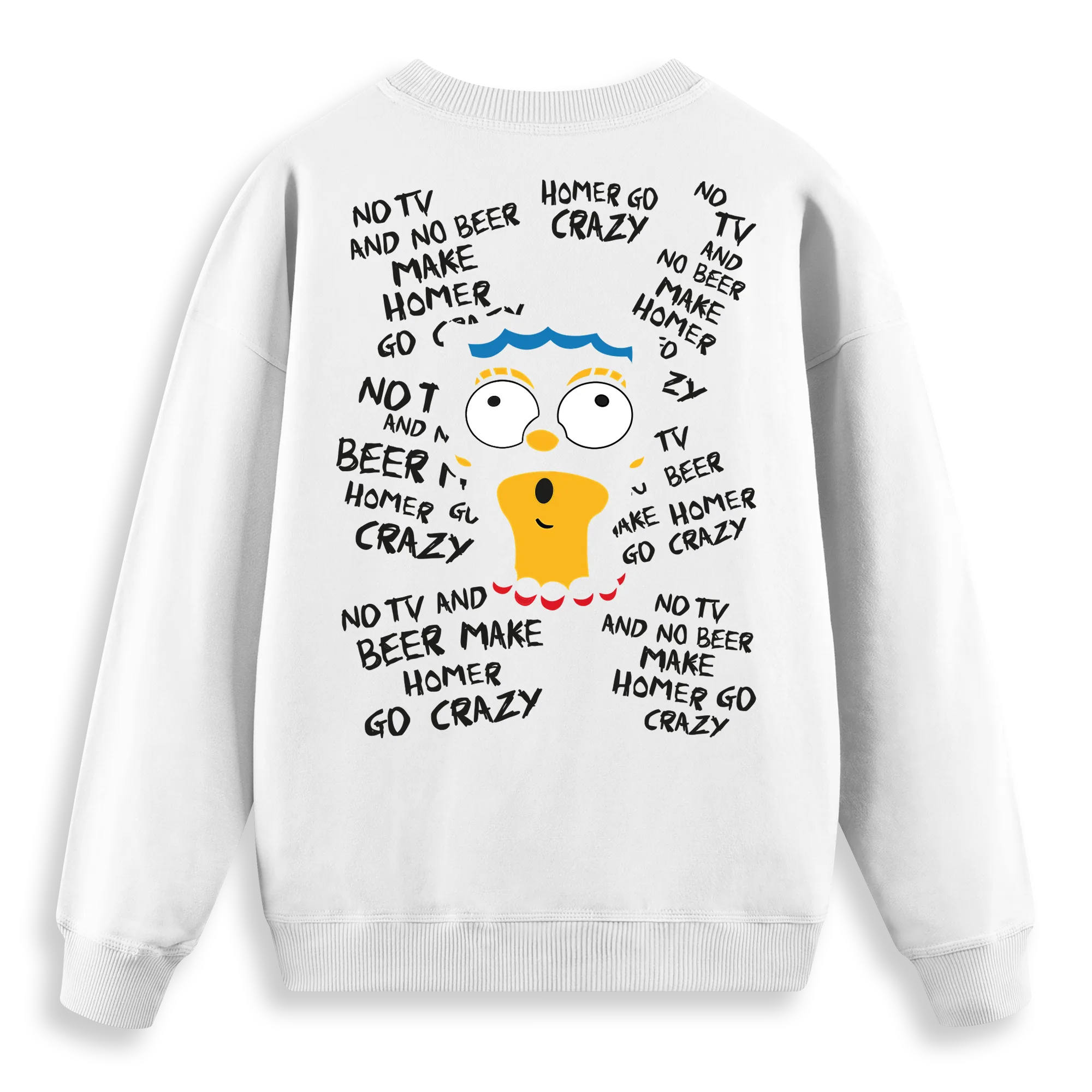 Crazy Homer - Regular Fit Kalıp Sweatshirt