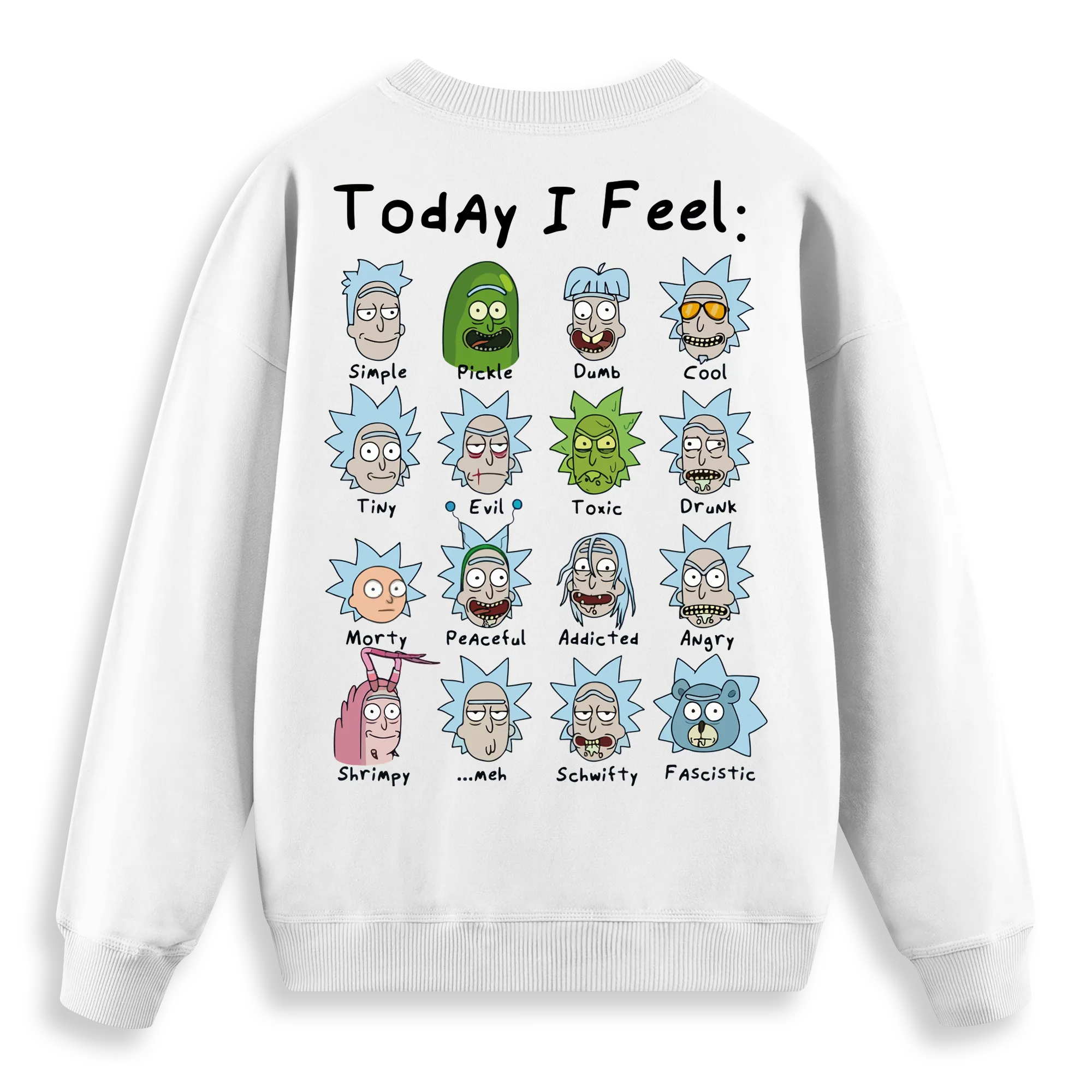 Rick's Routine - Regular Fit Kalıp Sweatshirt