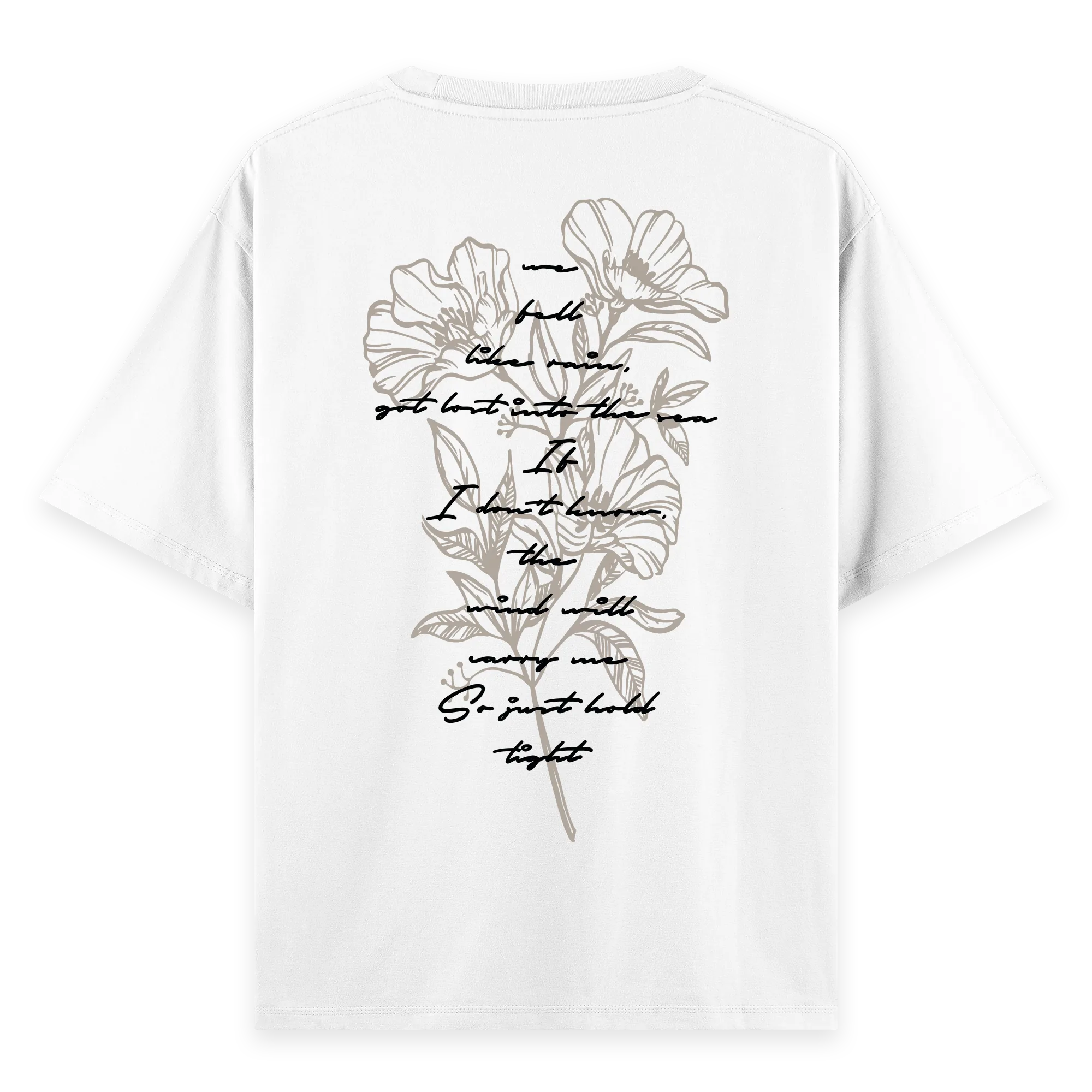 Petals - Oversize Bol Kalıp T-shirt