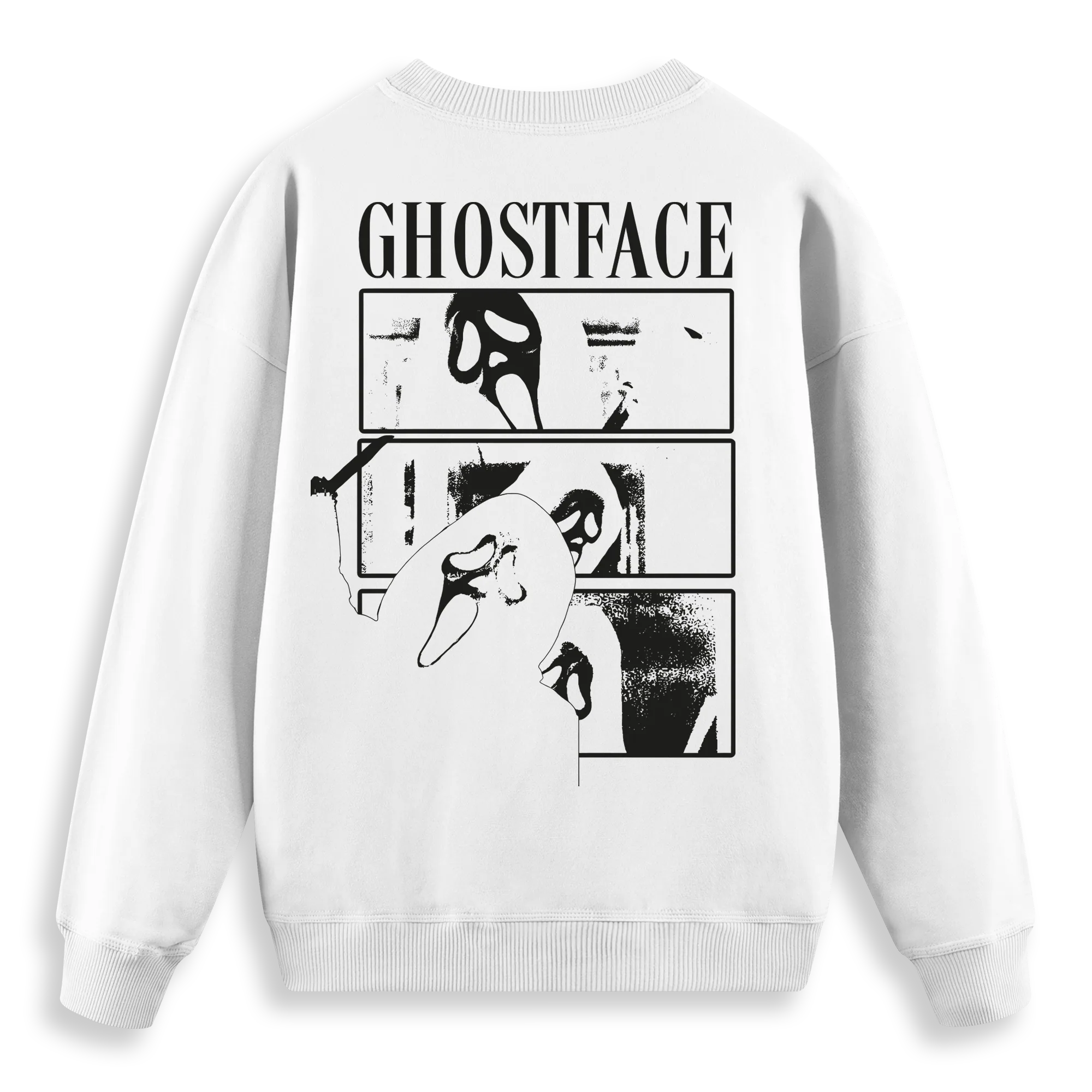 Ghost Face - Regular Fit Kalıp Sweatshirt