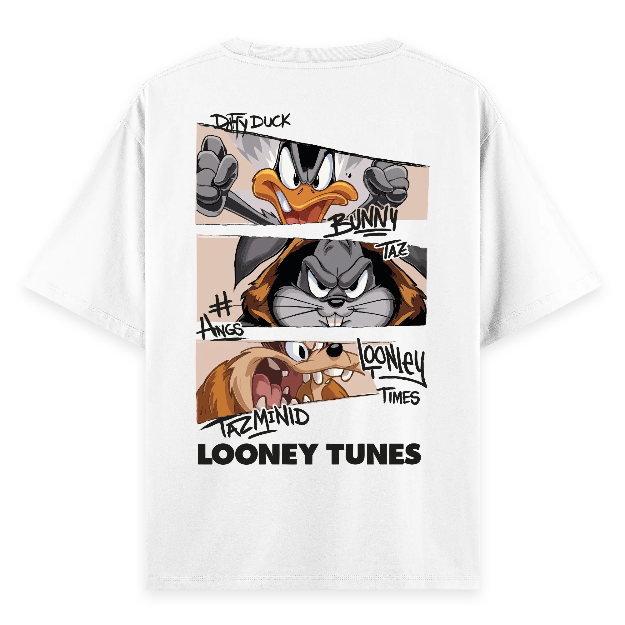 Looney Tunes - Oversize Bol Kalıp T-shirt