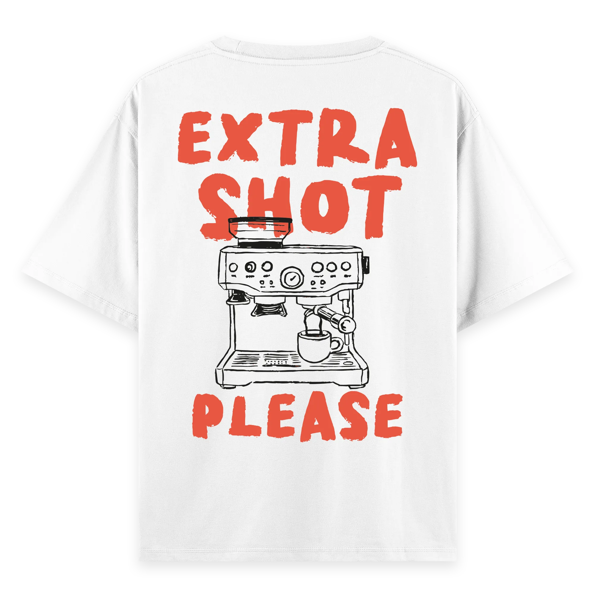 Extra Shot - Oversize Bol Kalıp T-shirt