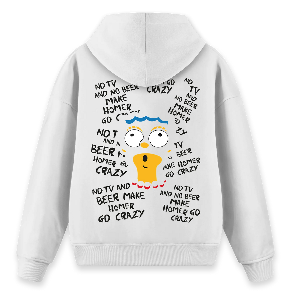 Crazy Homer - Regular Fit Kalıp Hoodie