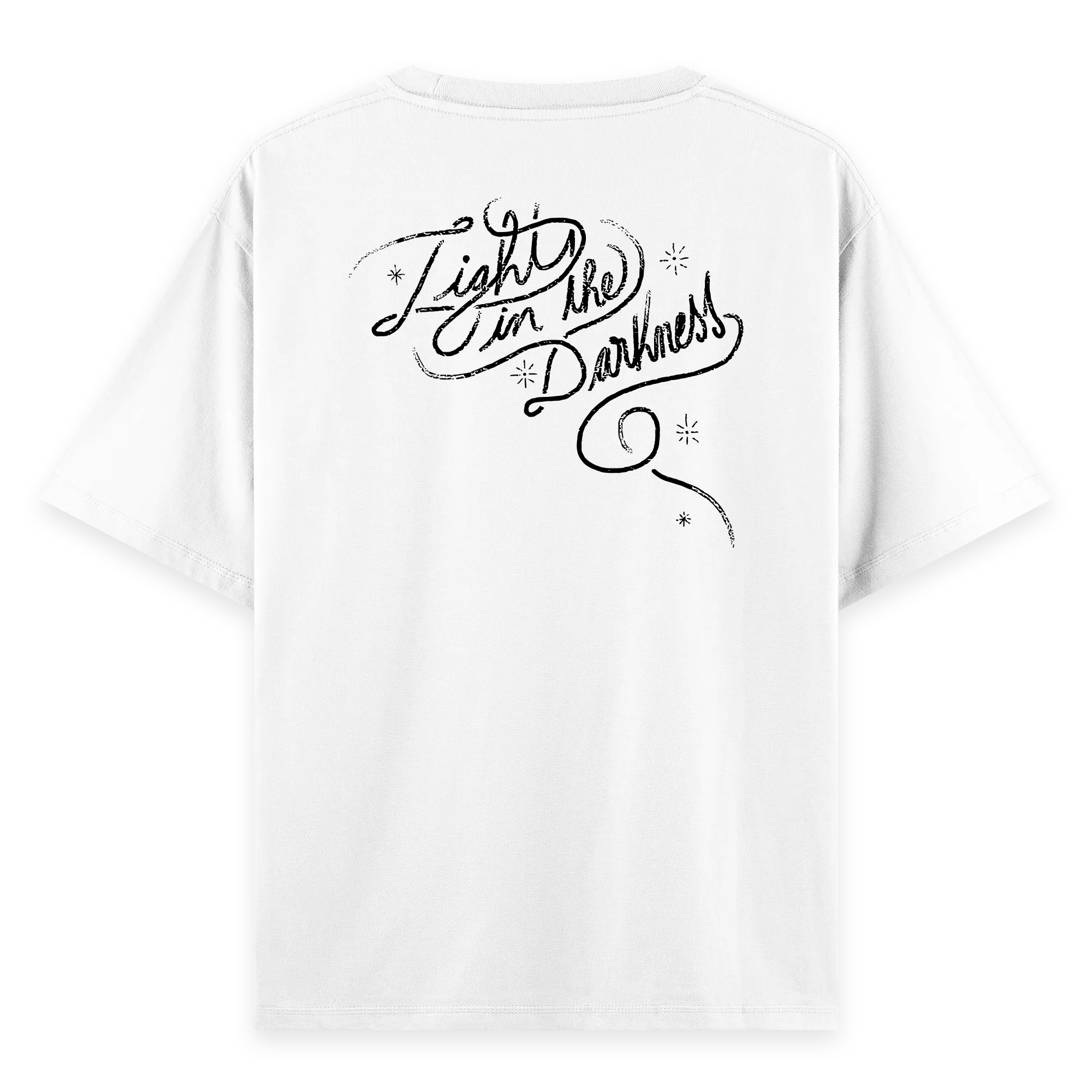 Karanlıktaki Işık - Oversize Bol Kalıp T-shirt
