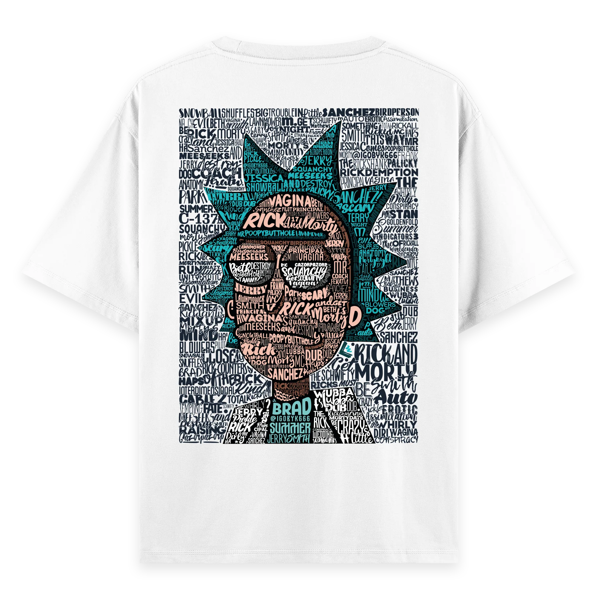 Rick's World - Oversize Bol Kalıp T-shirt