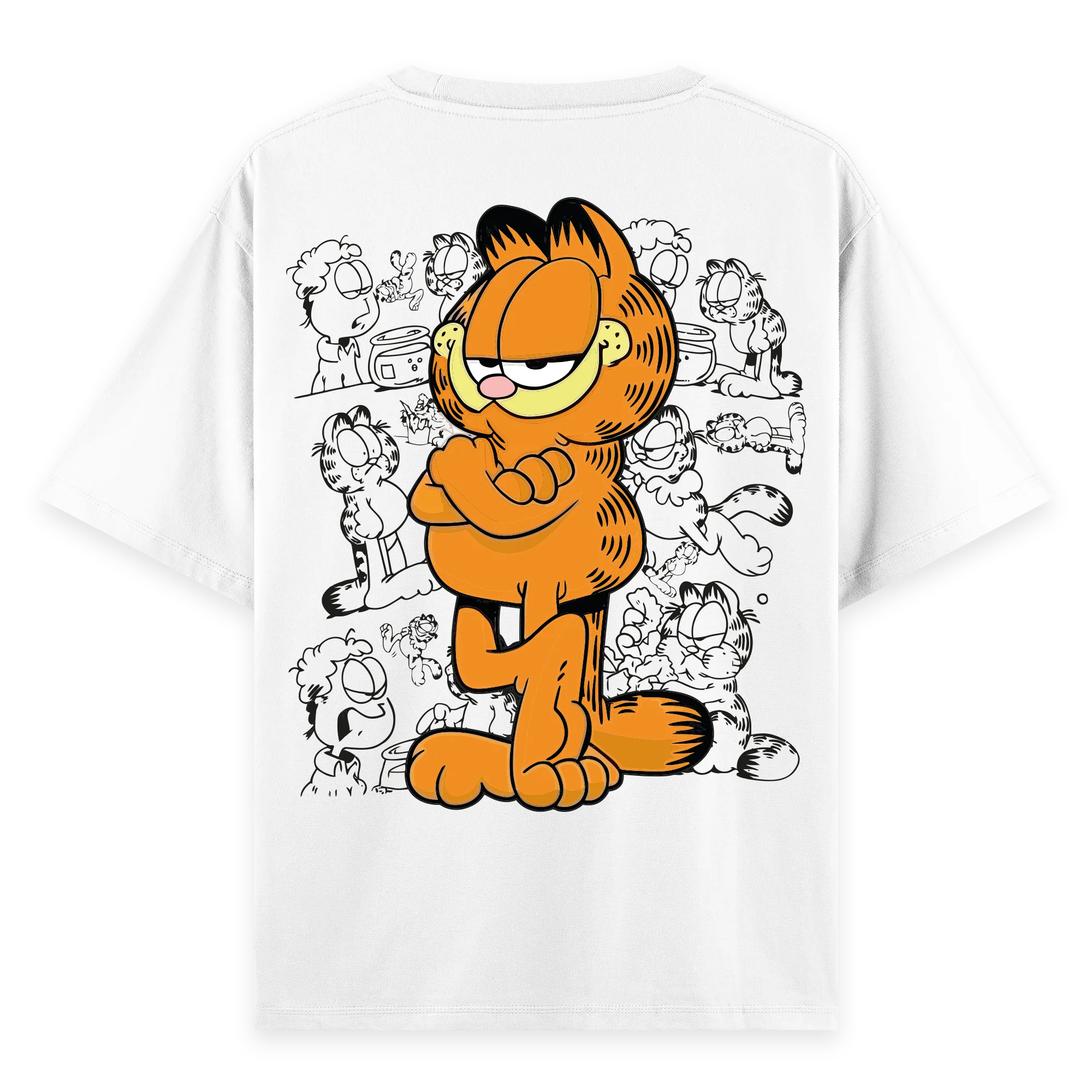 Garfield - Oversize Bol Kalıp T-shirt