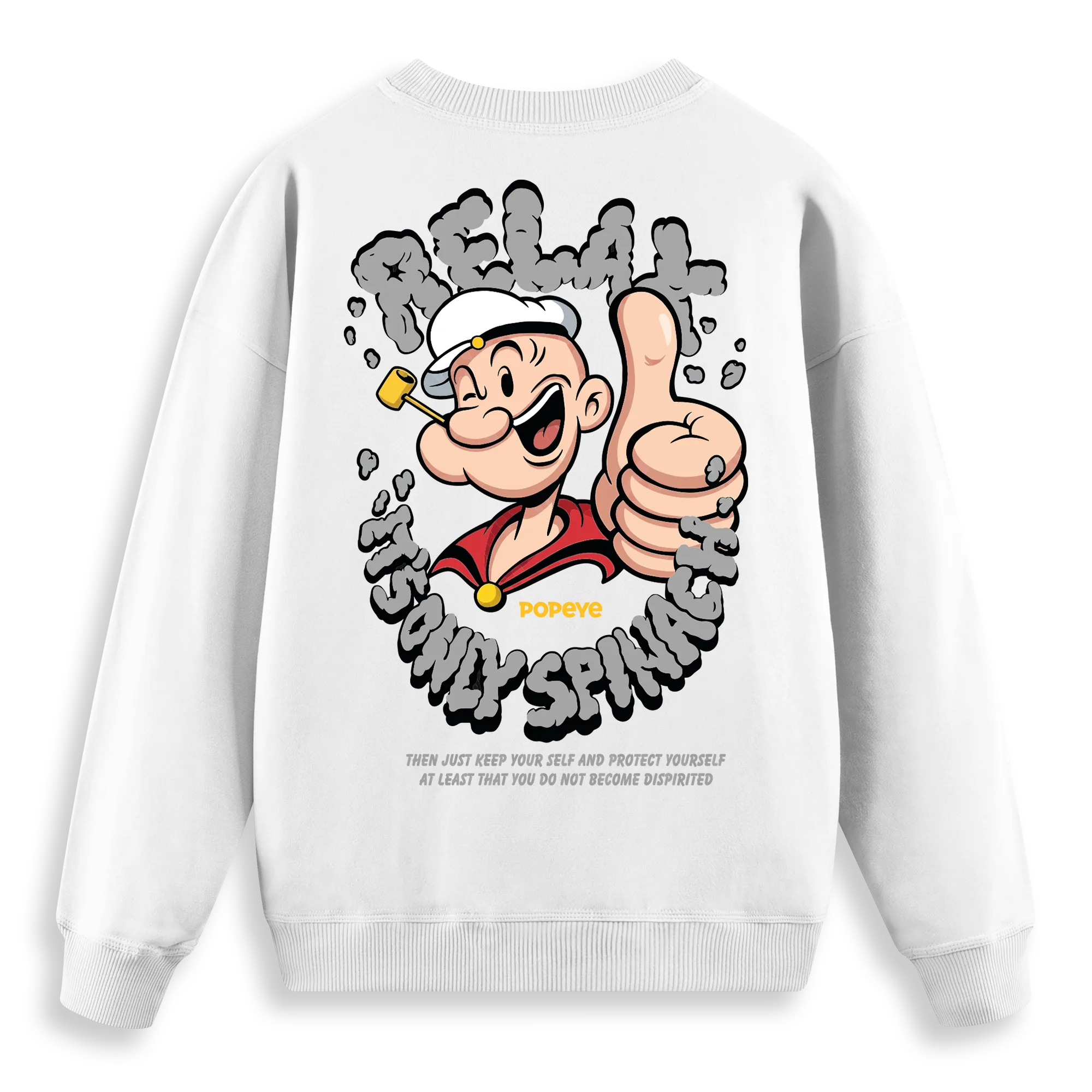 Popeye - Regular Fit Kalıp Sweatshirt