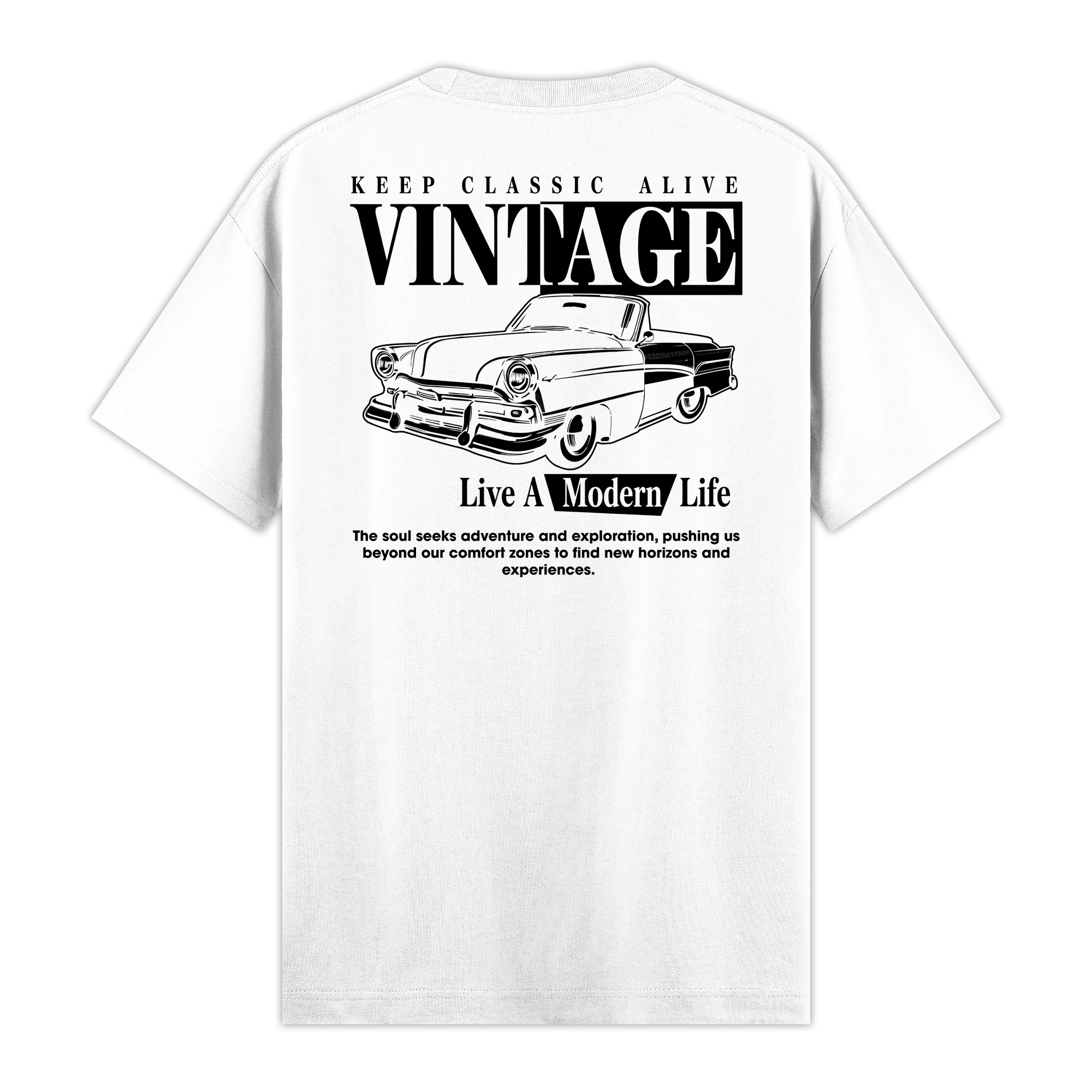 Vintage - Regular Fit Kalıp T-shirt