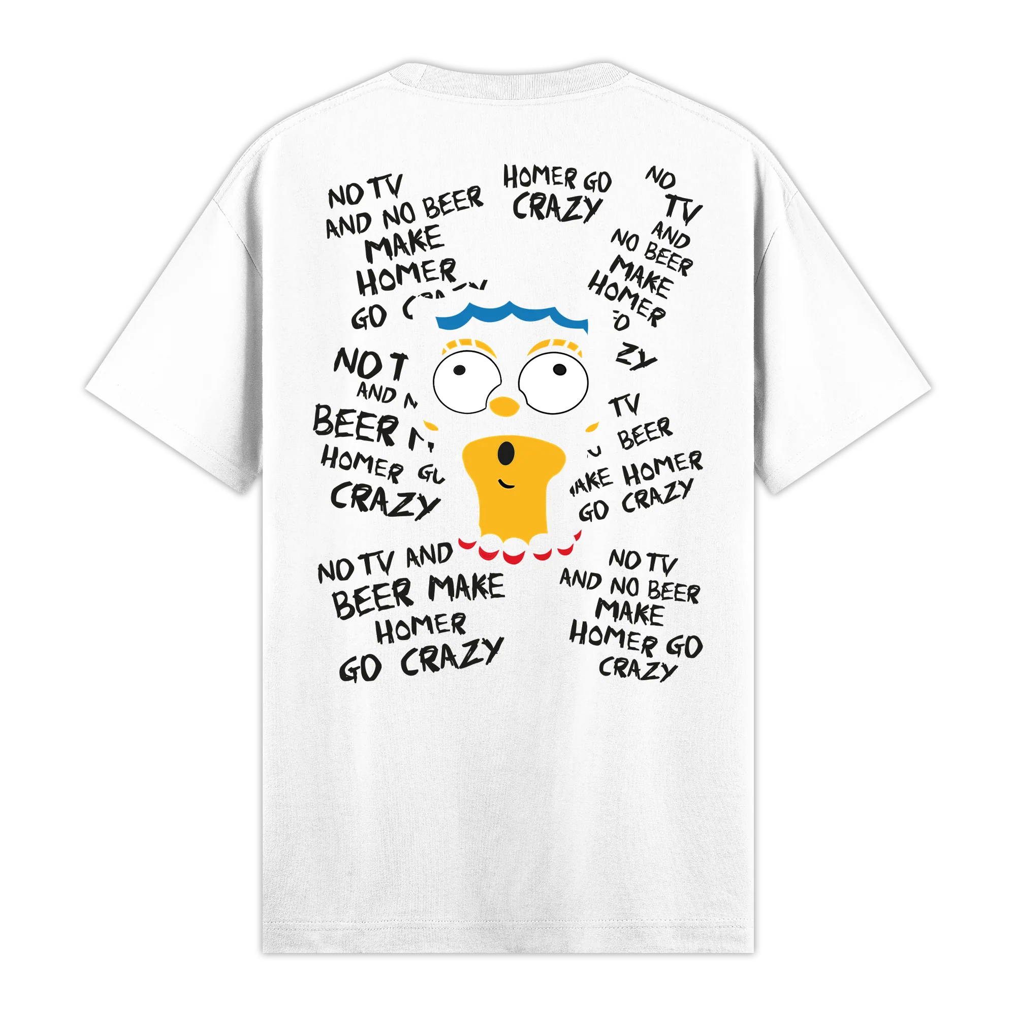 Crazy Homer - Regular Fit Kalıp T-shirt