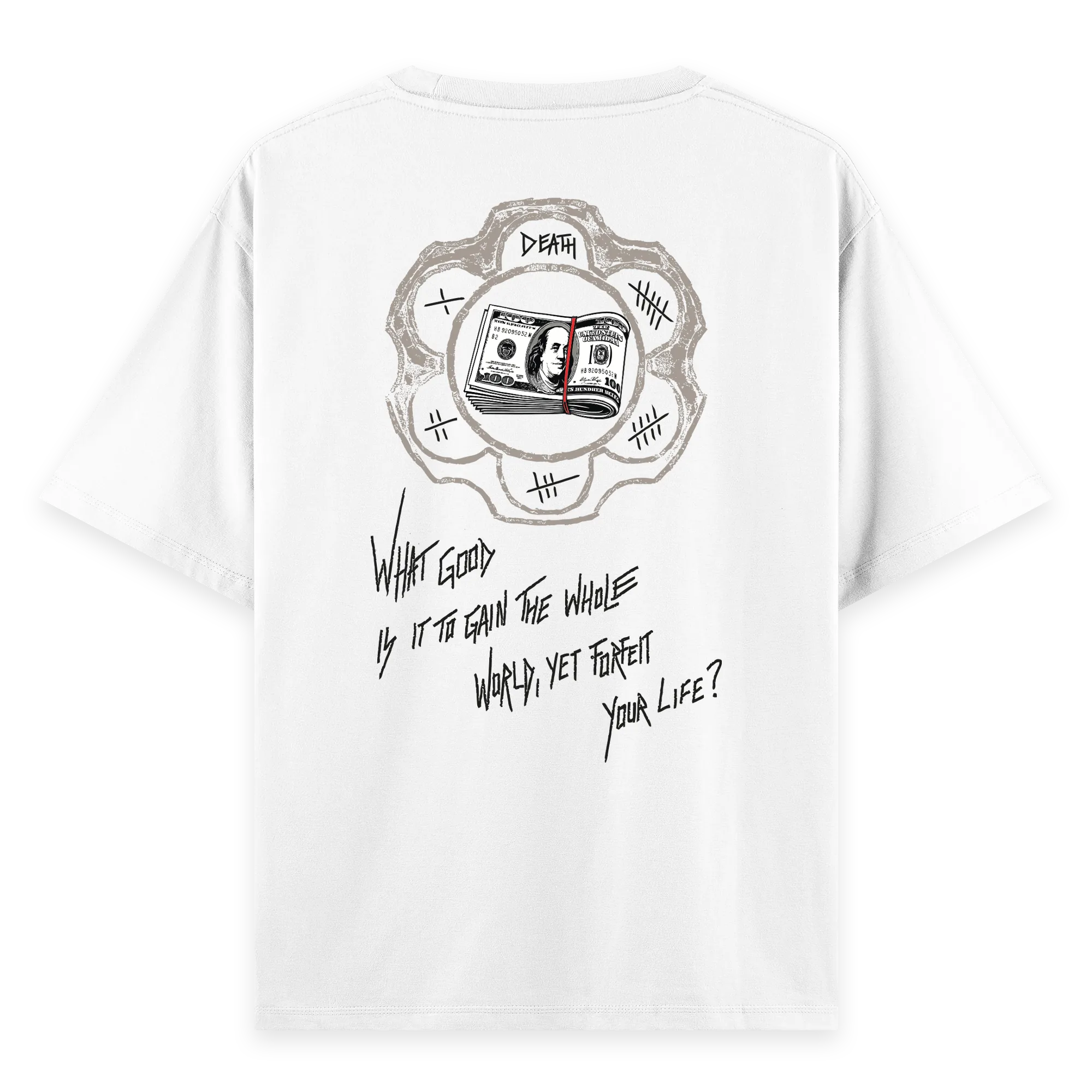 Greed - Oversize Bol Kalıp T-shirt