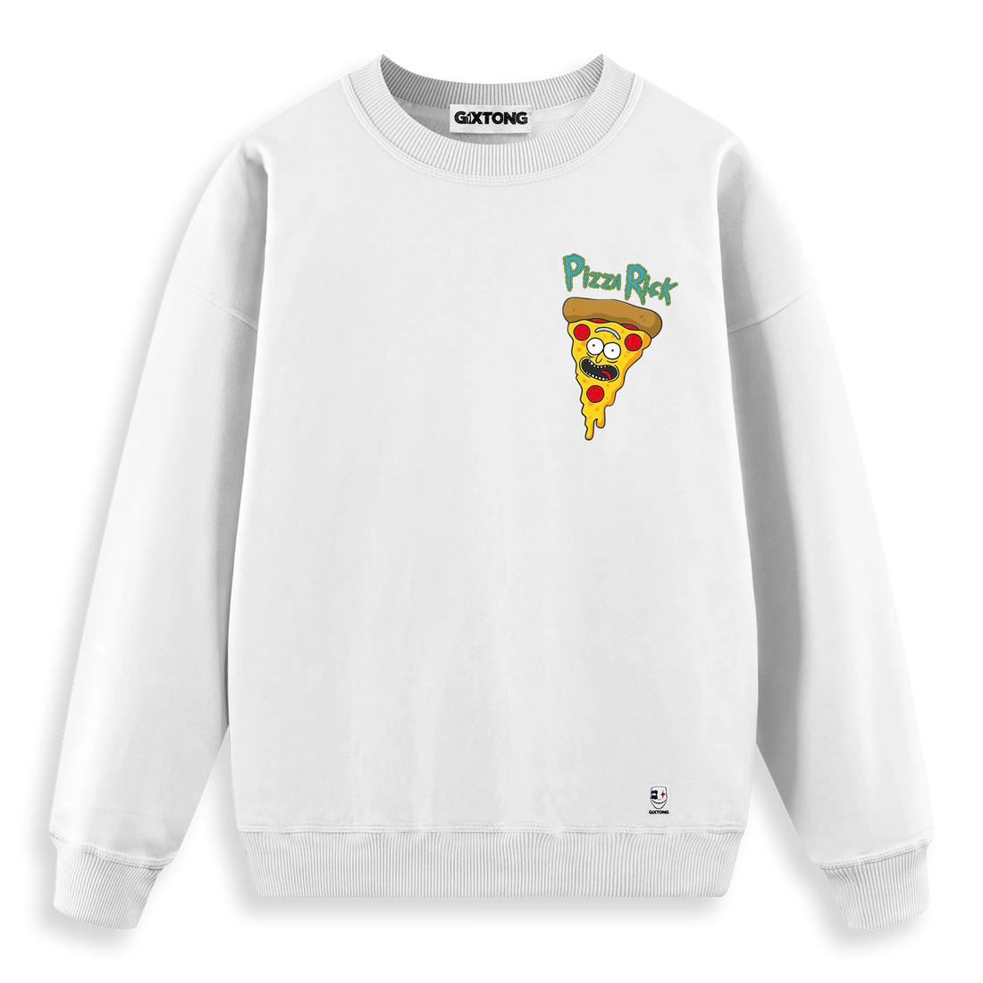 Pizza Rick - Regular Fit Kalıp Sweatshirt