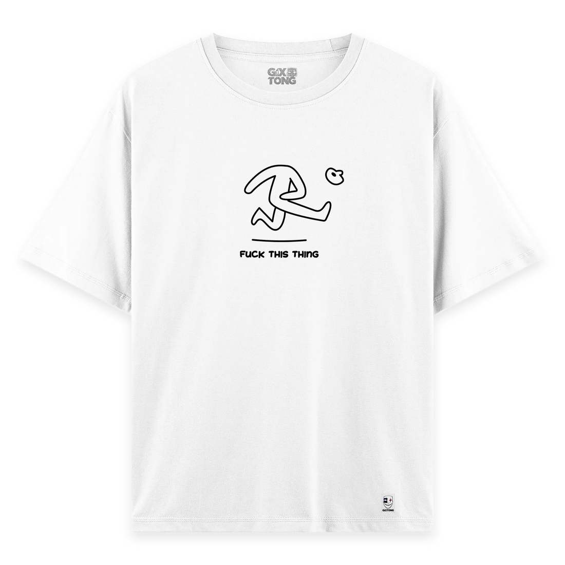 Fuck This Thing - Oversize Bol Kalıp T-shirt