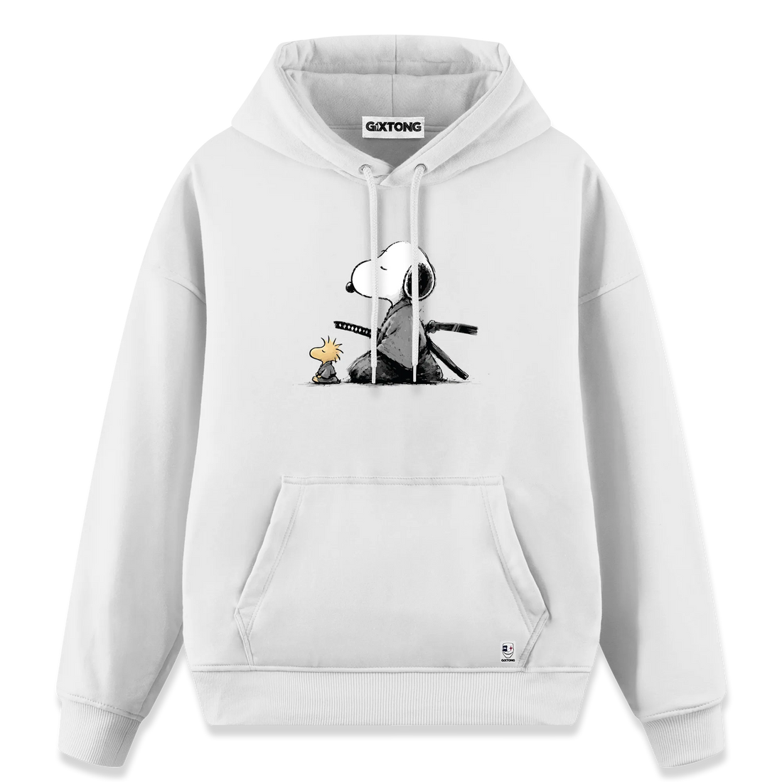 Samurai Snoopy - Regular Fit Kalıp Hoodie