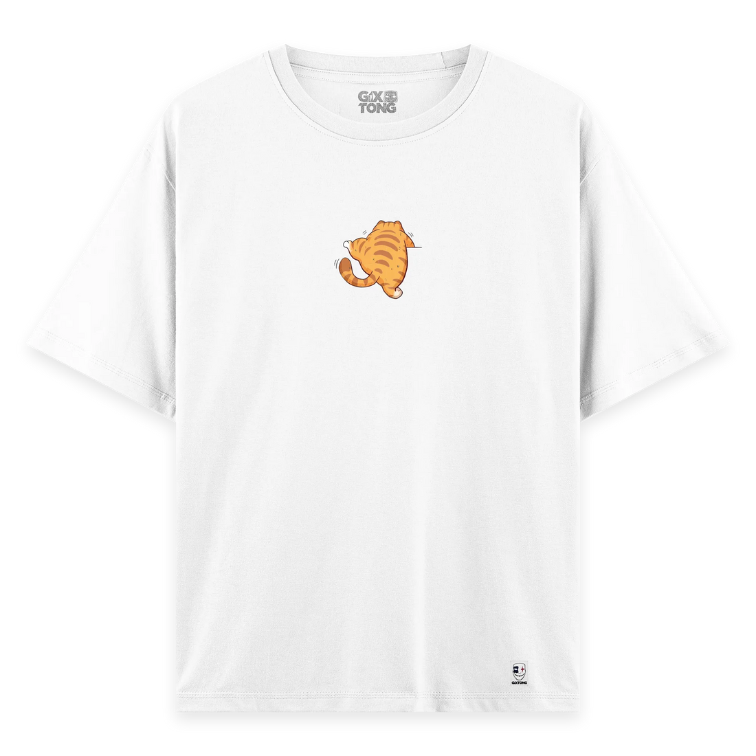 Fat Cat - Oversize Bol Kalıp T-shirt