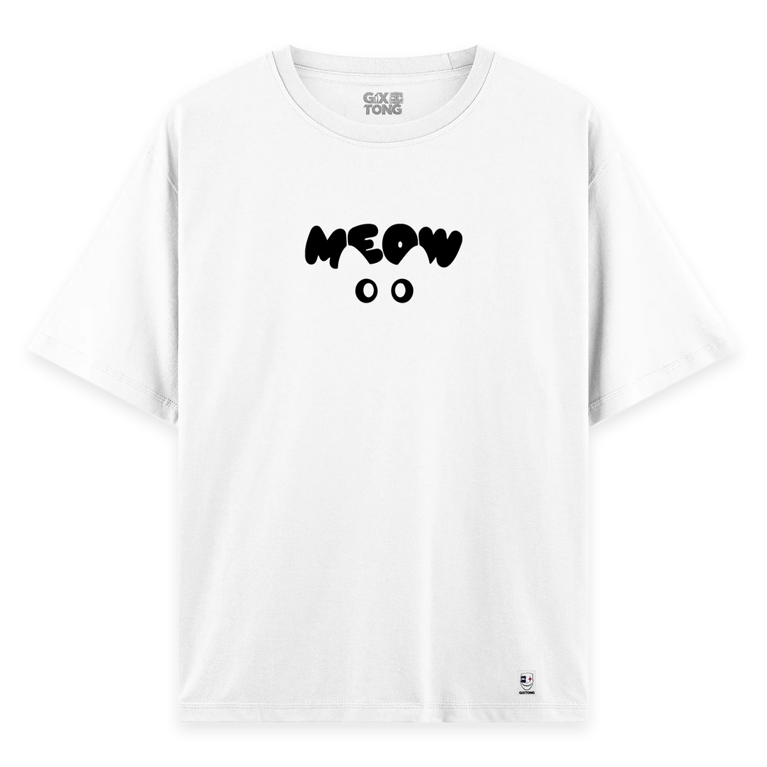Meow - Oversize Bol Kalıp T-shirt