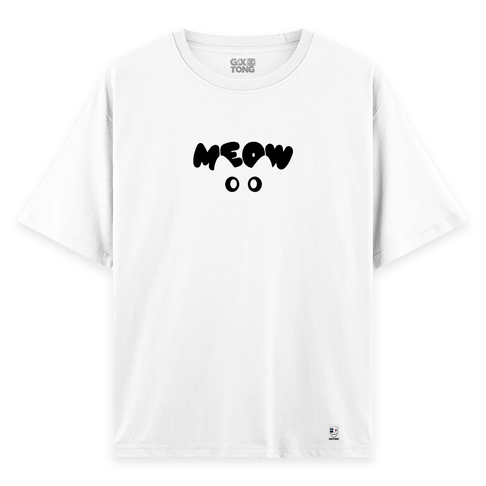 Meow - Oversize Bol Kalıp T-shirt