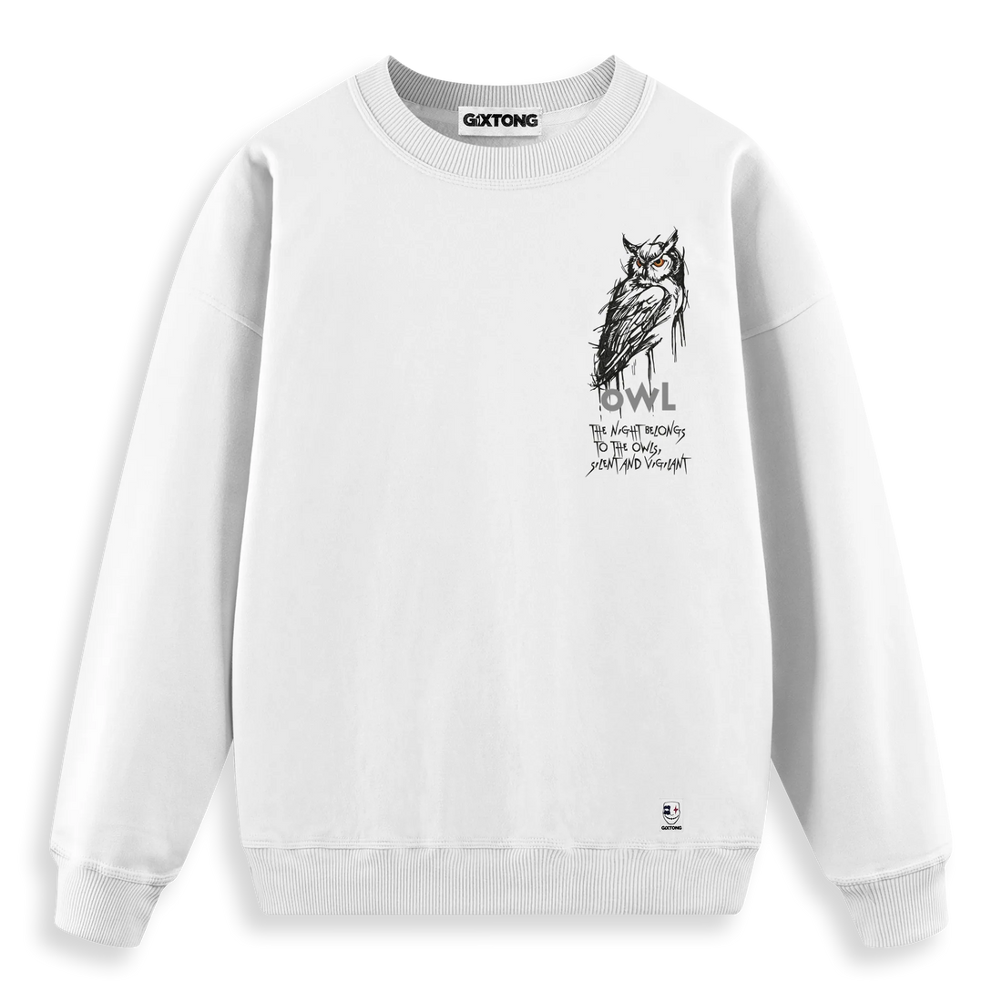 Night Owl - Regular Fit Kalıp Sweatshirt