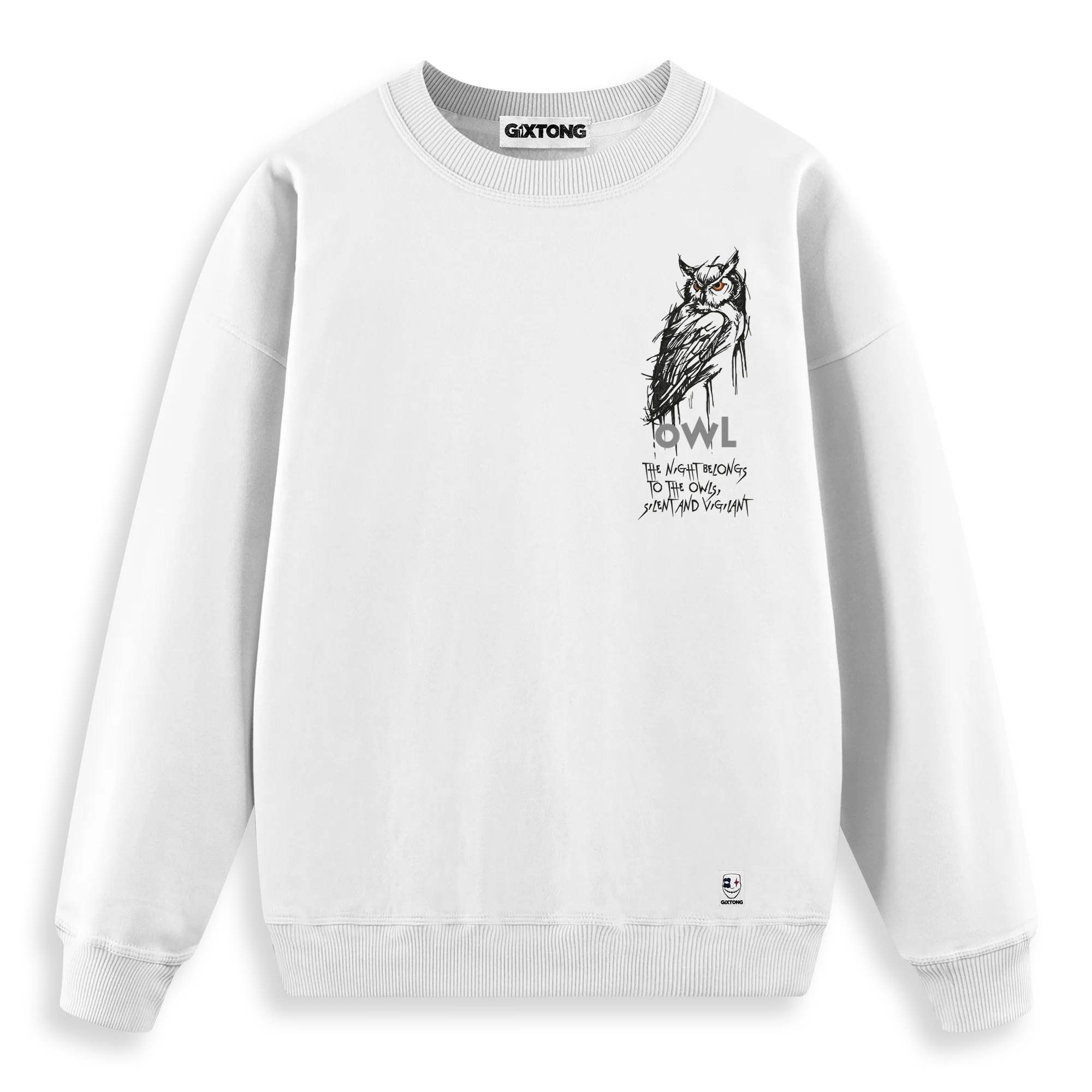 Night Owl - Regular Fit Kalıp Sweatshirt