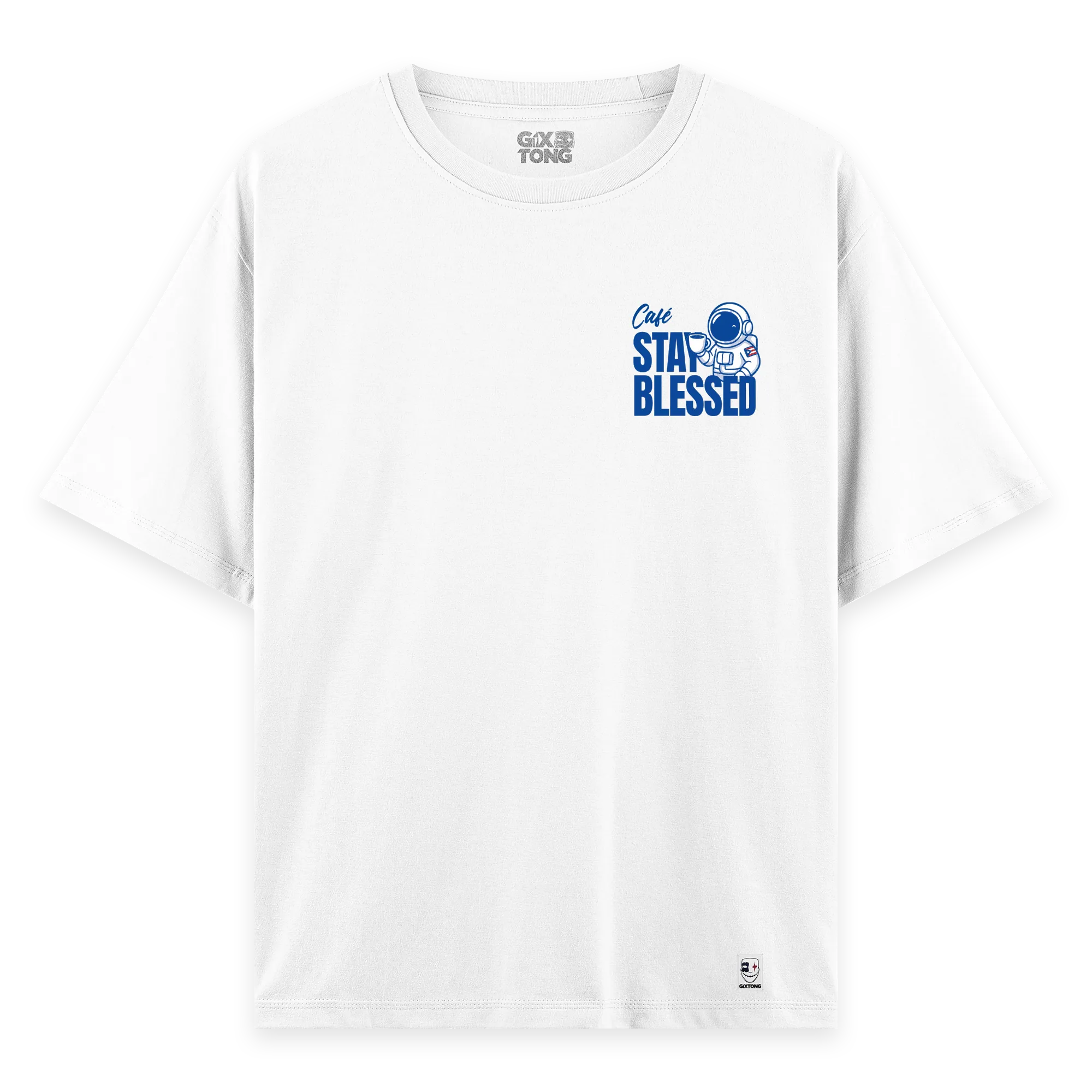 Blessed - Oversize Bol Kalıp T-shirt