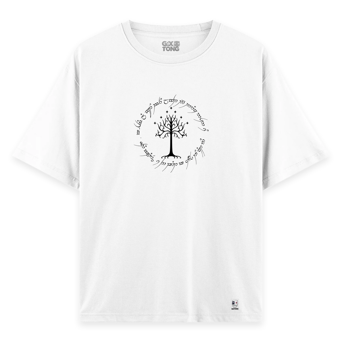 Lotr Ağaç - Oversize Bol Kalıp T-shirt