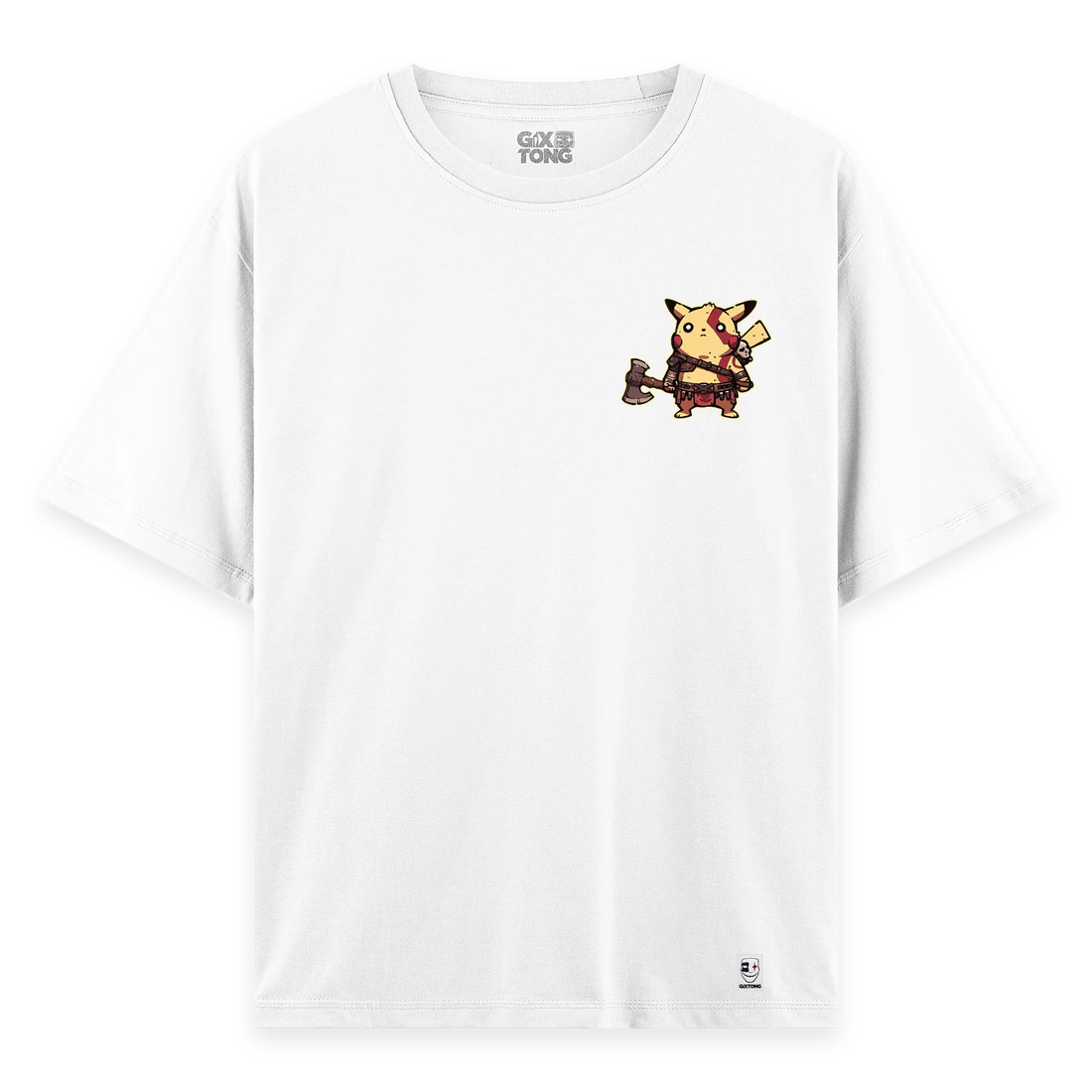 Pika Of War - Oversize Bol Kalıp T-shirt