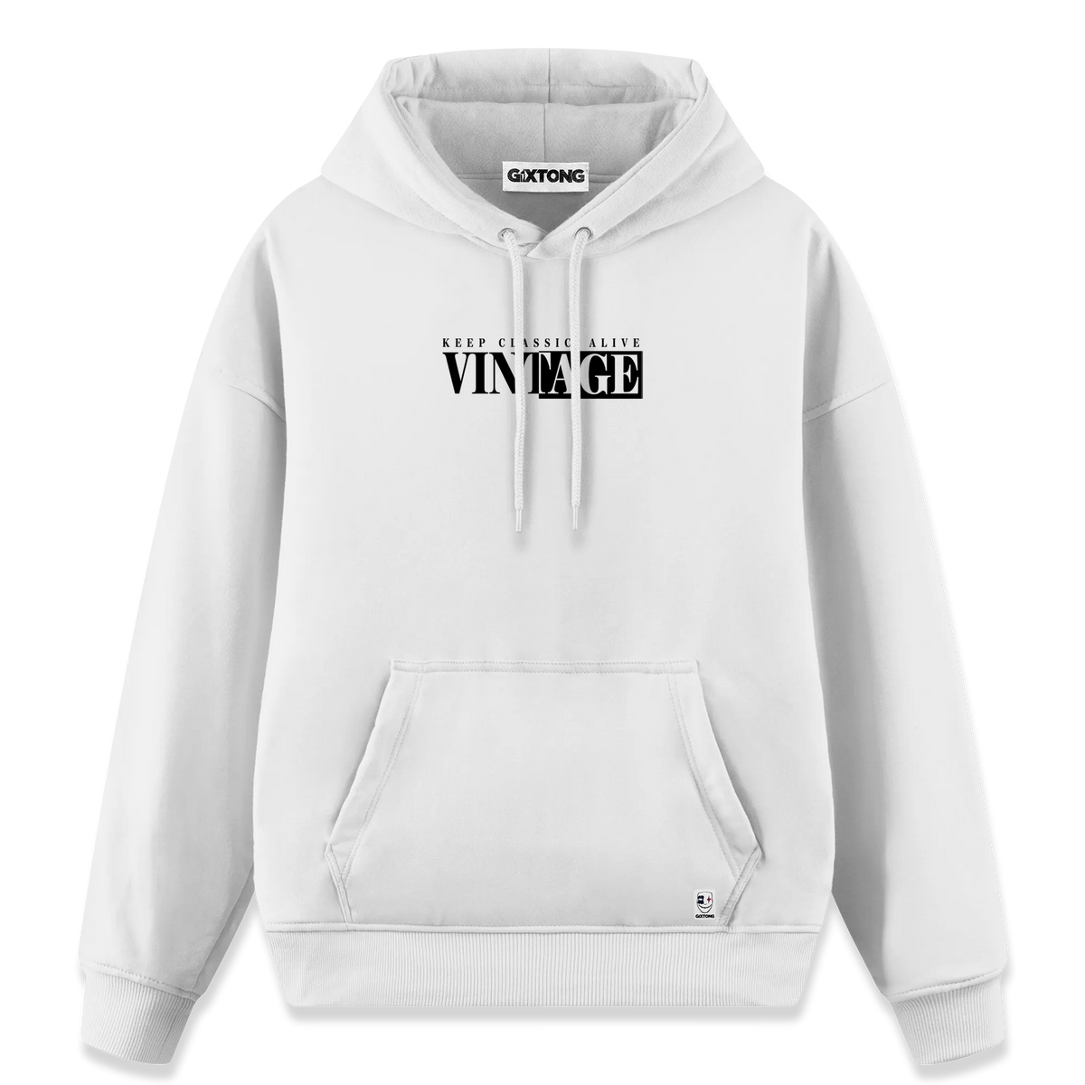 Vintage - Regular Fit Kalıp Hoodie