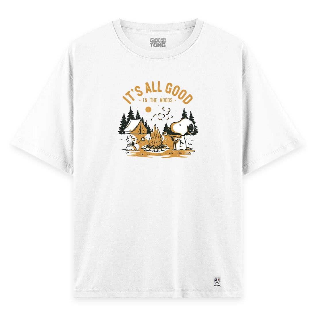 Camp Snoopy - Oversize Bol Kalıp T-shirt