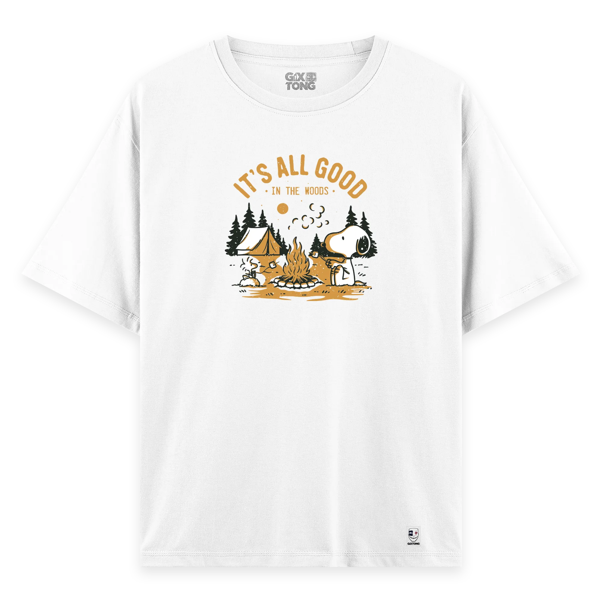 Camp Snoopy - Oversize Bol Kalıp T-shirt