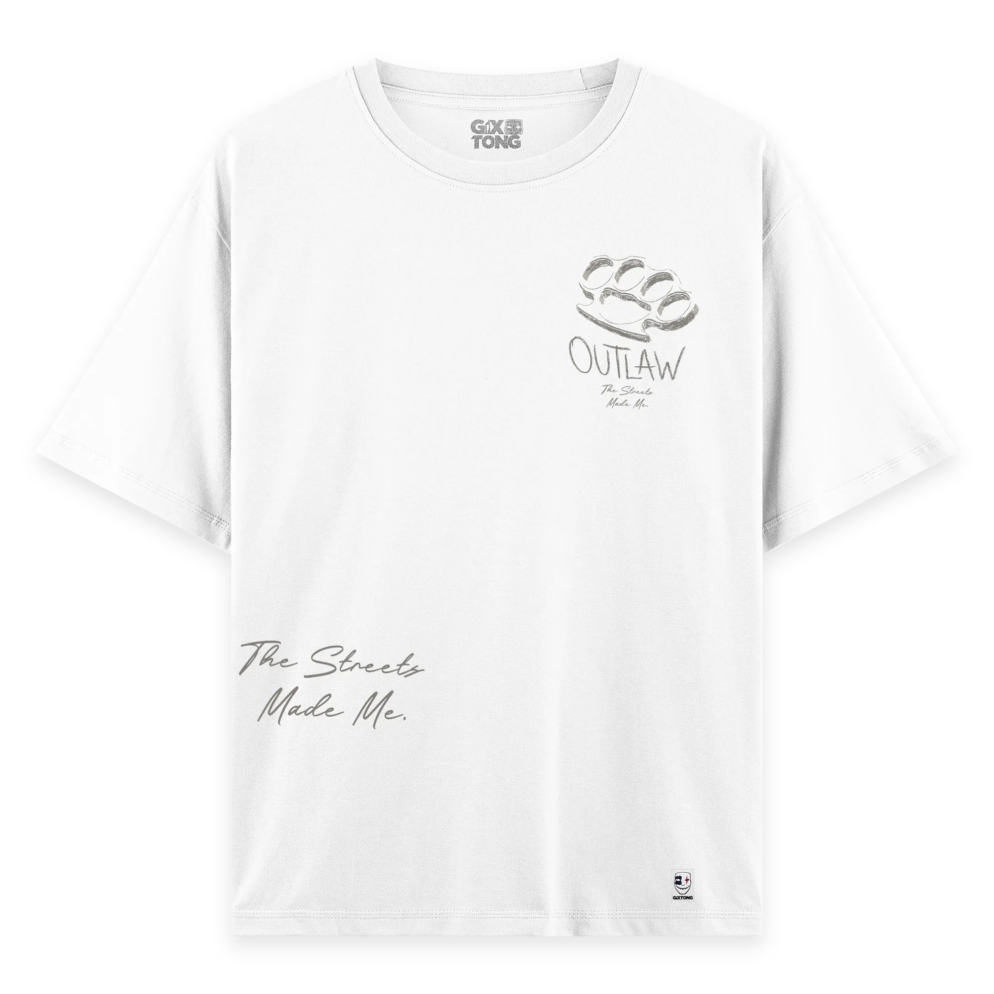Outlaw - Oversize Bol Kalıp T-shirt