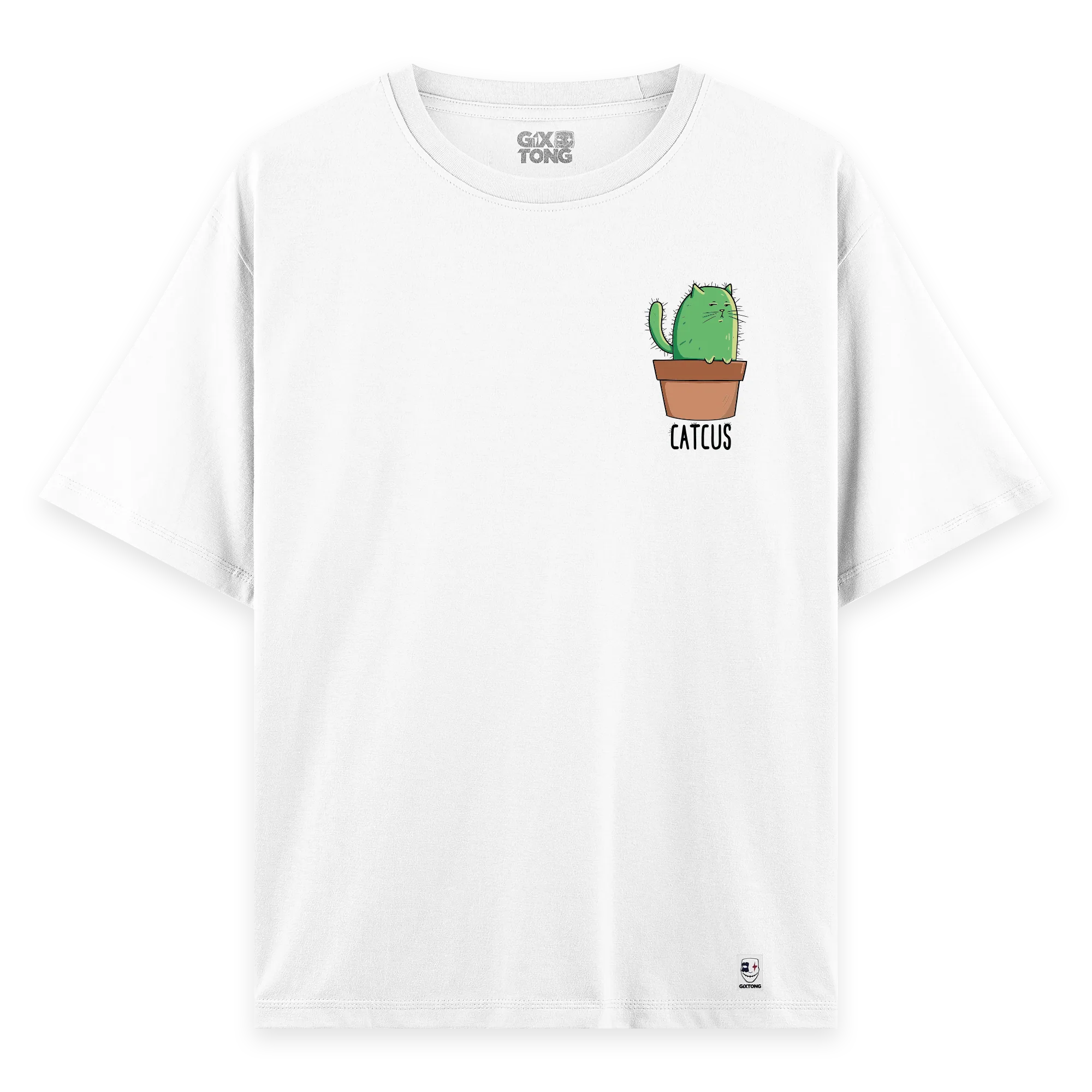 Catcus - Oversize Bol Kalıp T-shirt