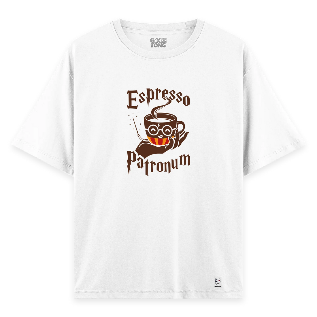 Espresso Patronum - Oversize Bol Kalıp T-shirt
