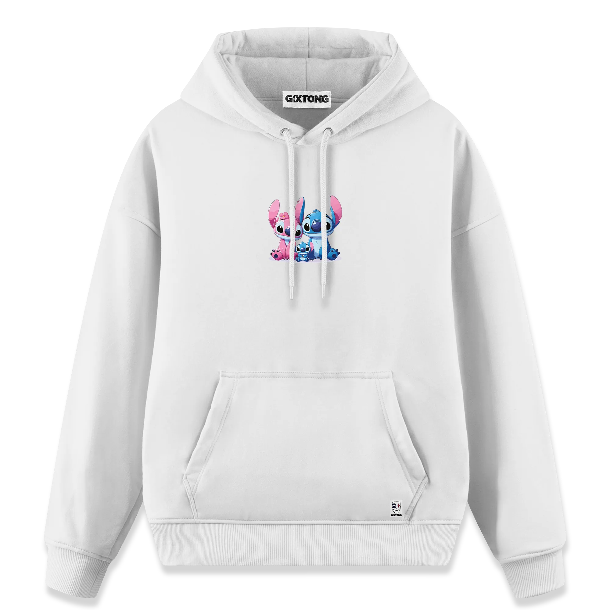 Stitch Family - Regular Fit Kalıp Hoodie