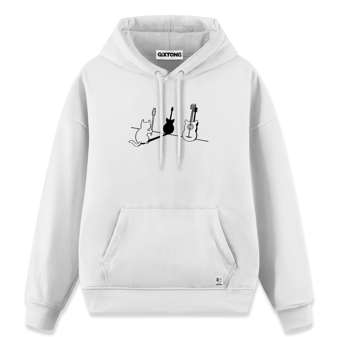 Guitar - Regular Fit Kalıp Hoodie