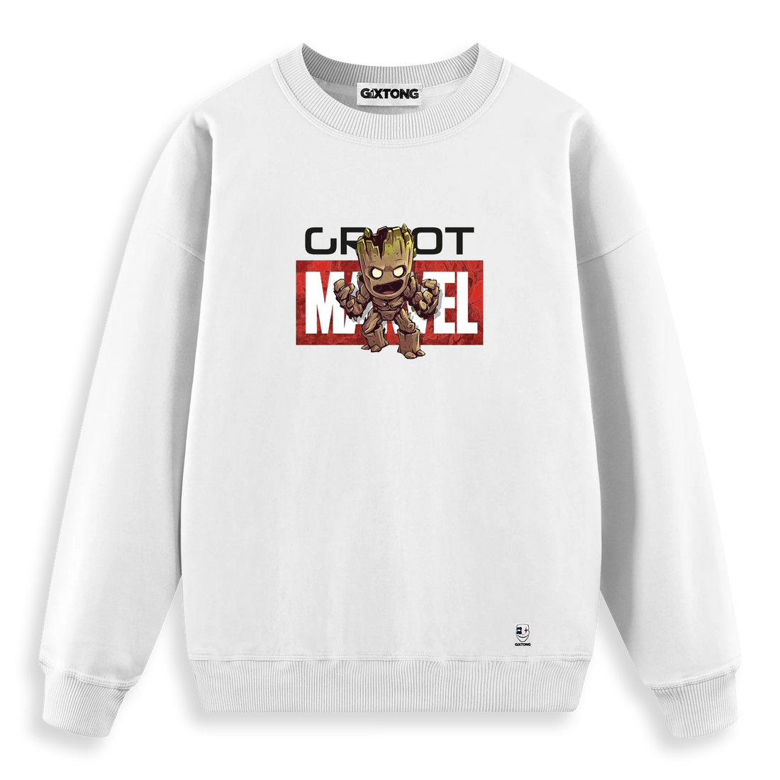 Marvel Groot - Regular Fit Kalıp Sweatshirt