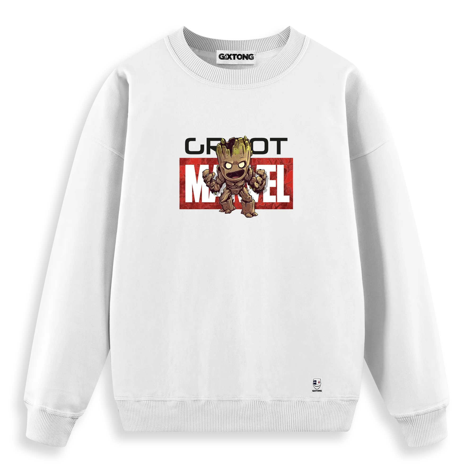 Marvel Groot - Regular Fit Kalıp Sweatshirt