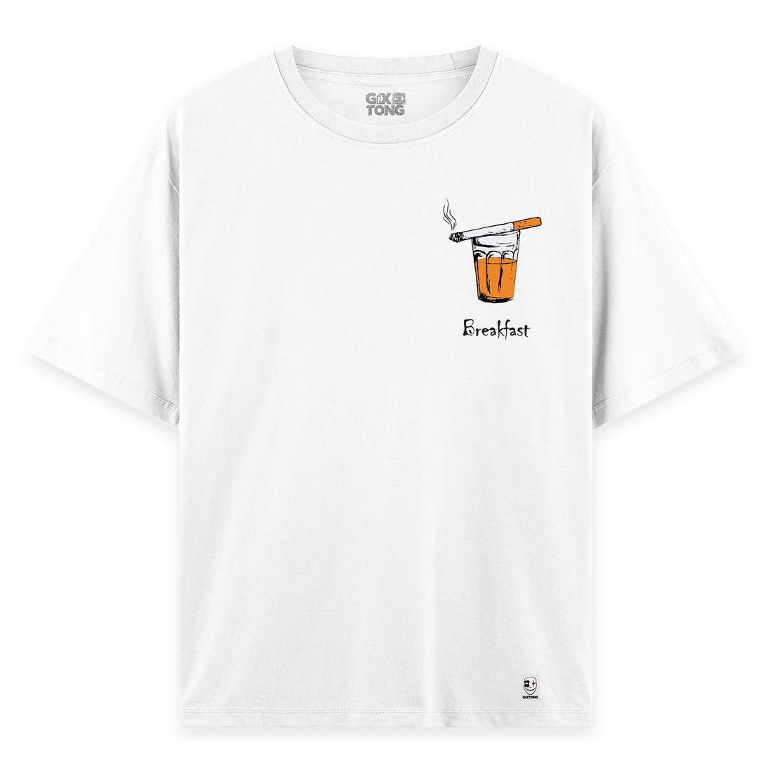 Breakfast - Oversize Bol Kalıp T-shirt