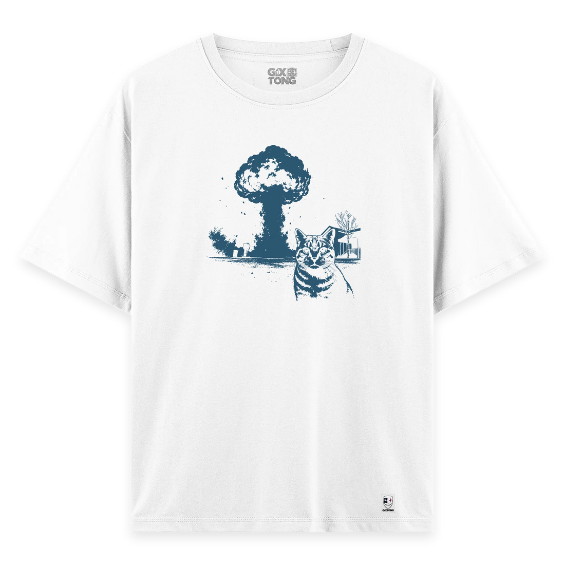 Cat Bomb - Oversize Bol Kalıp T-shirt