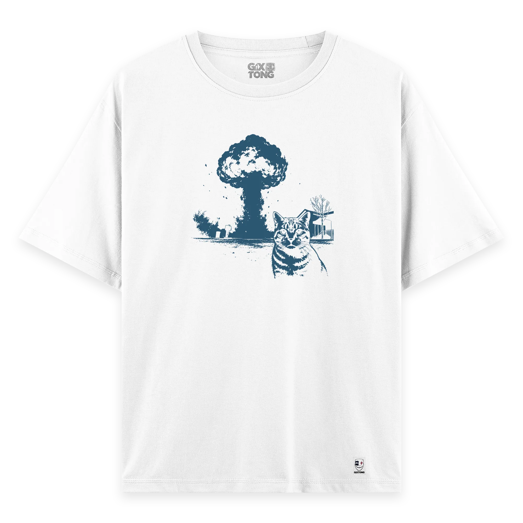 Cat Bomb - Oversize Bol Kalıp T-shirt