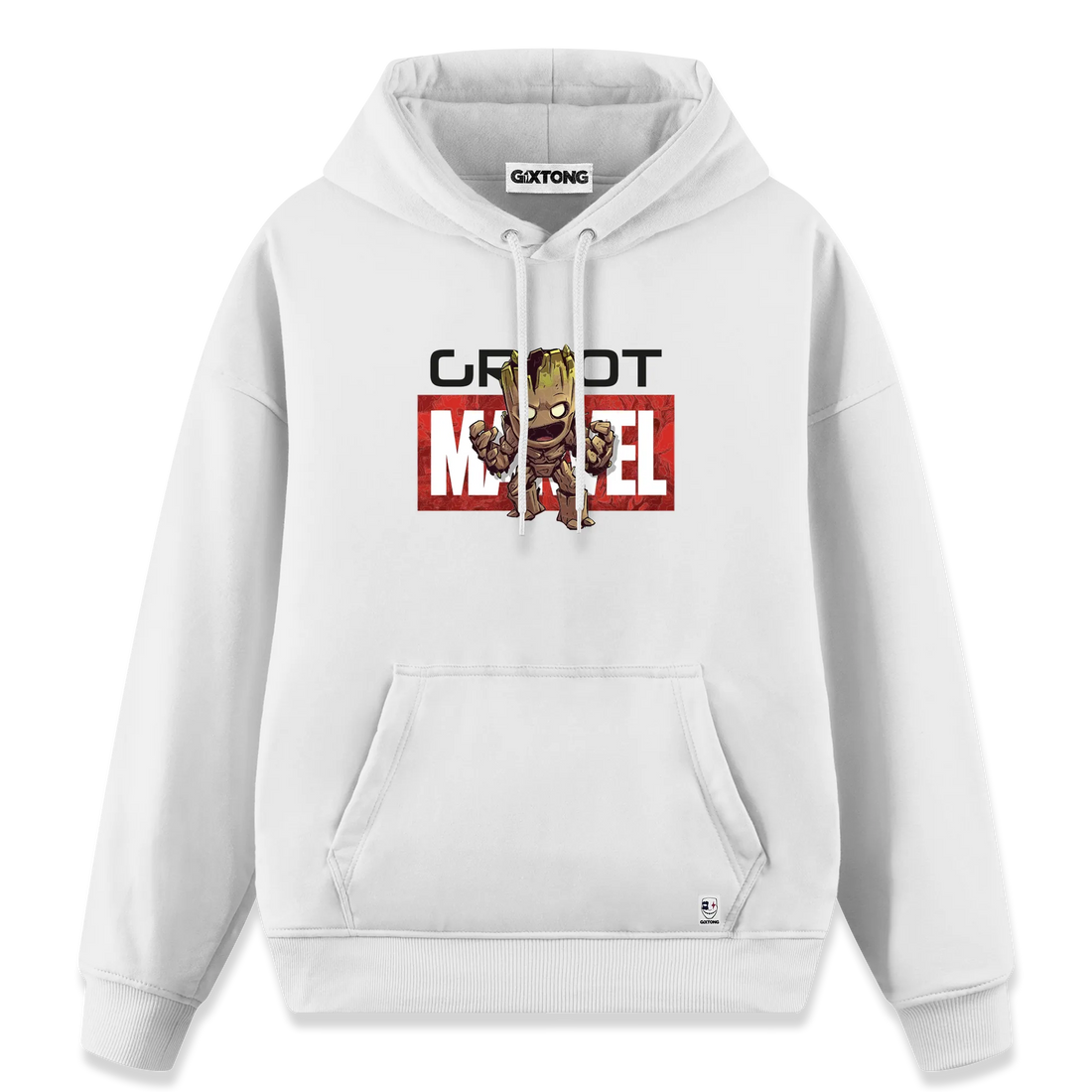 Marvel Groot - Regular Fit Kalıp Hoodie