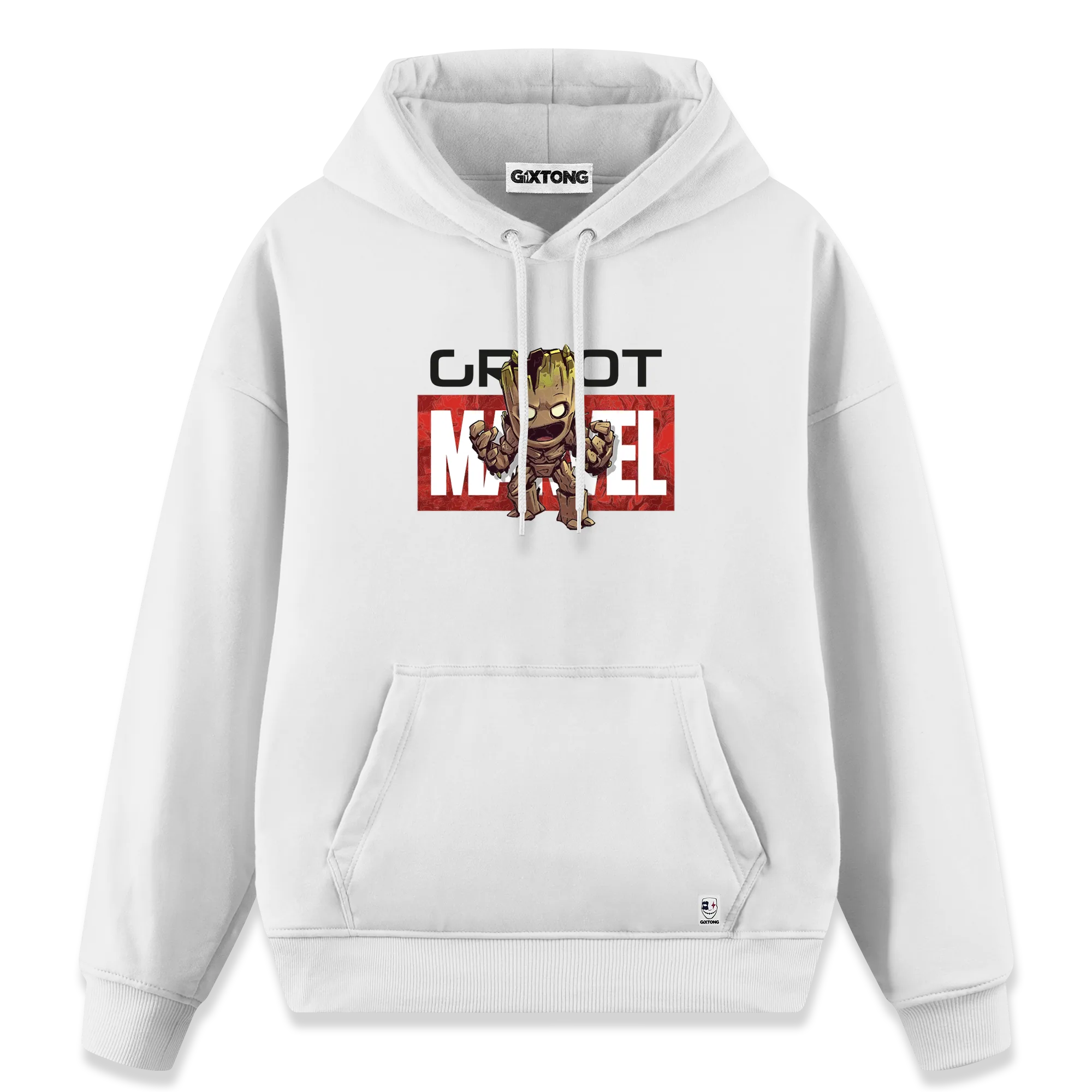 Marvel Groot - Regular Fit Kalıp Hoodie
