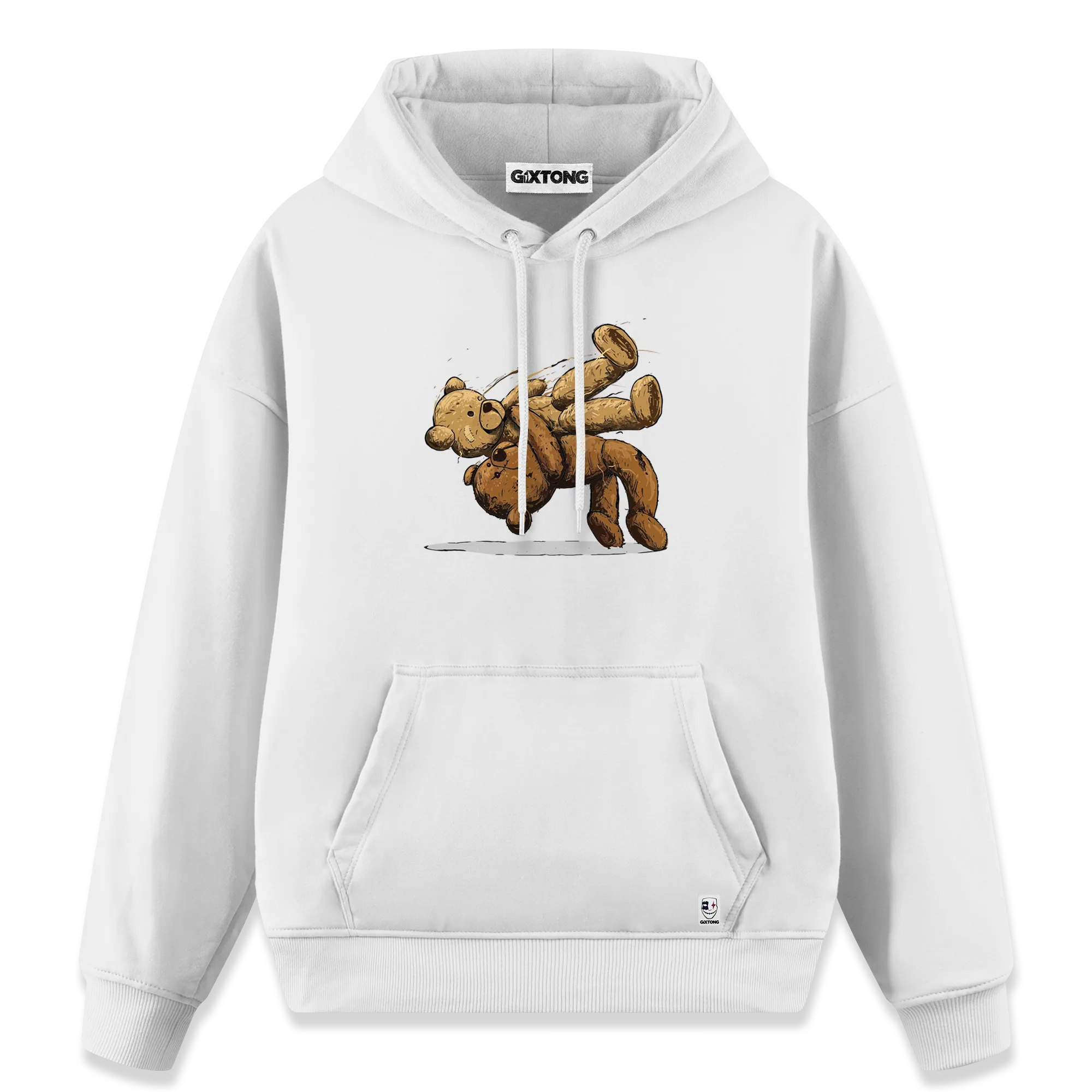 Fight Bear - Regular Fit Kalıp Hoodie