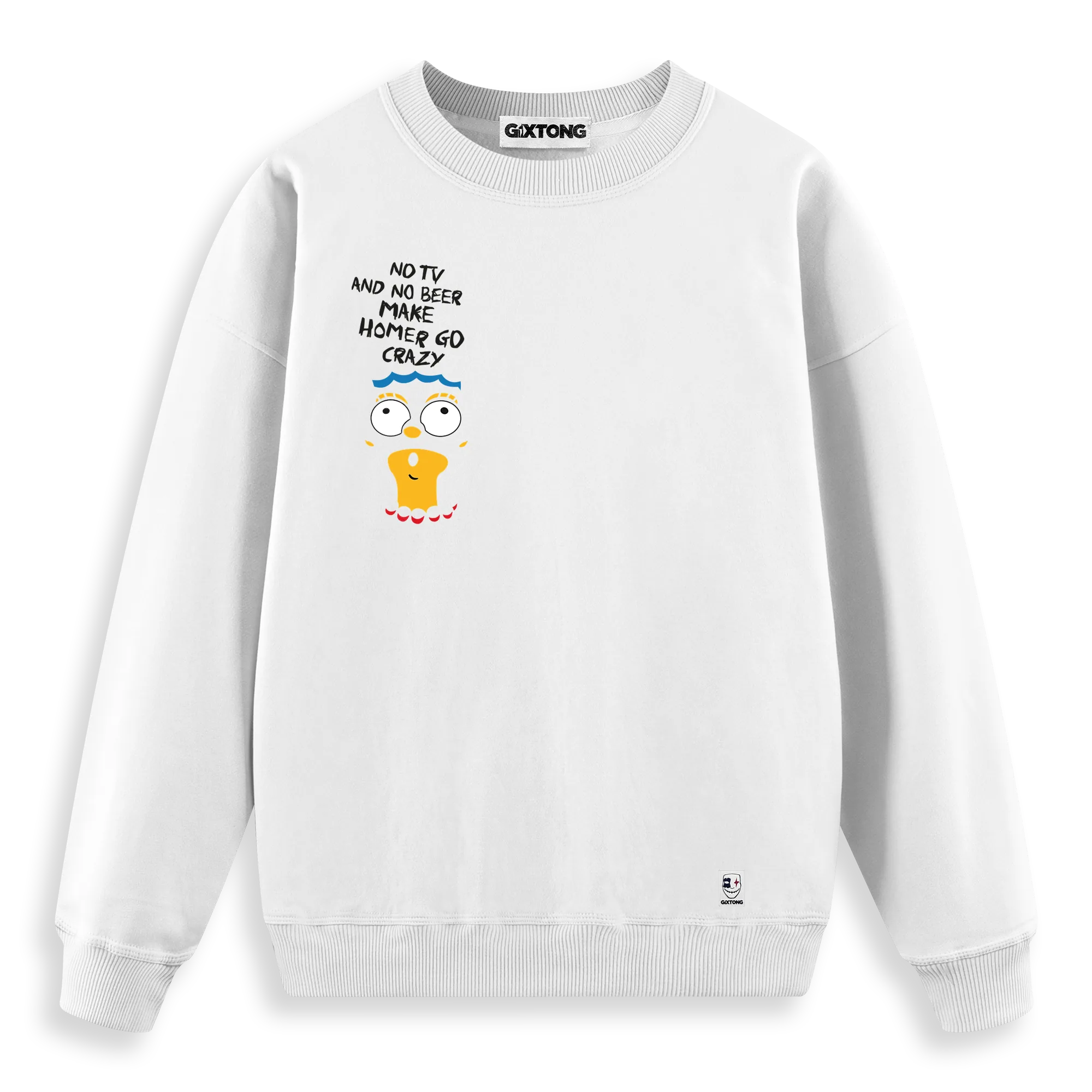Crazy Homer - Regular Fit Kalıp Sweatshirt