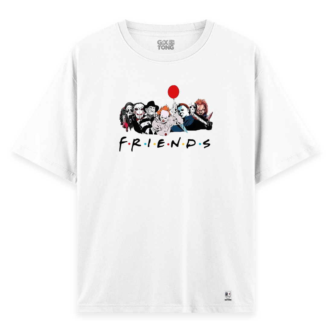 Dark Friends - Oversize Bol Kalıp T-shirt
