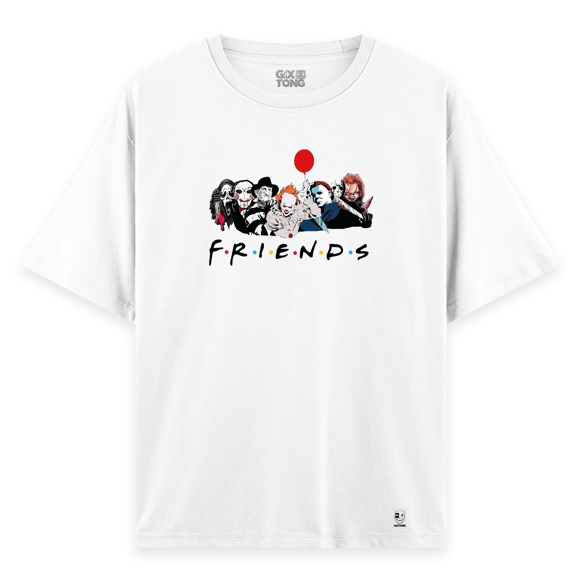 Dark Friends - Oversize Bol Kalıp T-shirt