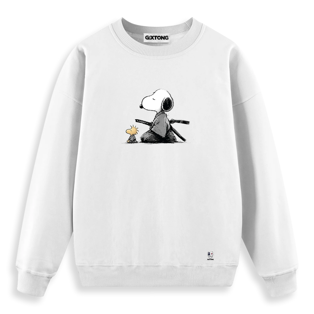 Samurai Snoopy - Regular Fit Kalıp Sweatshirt