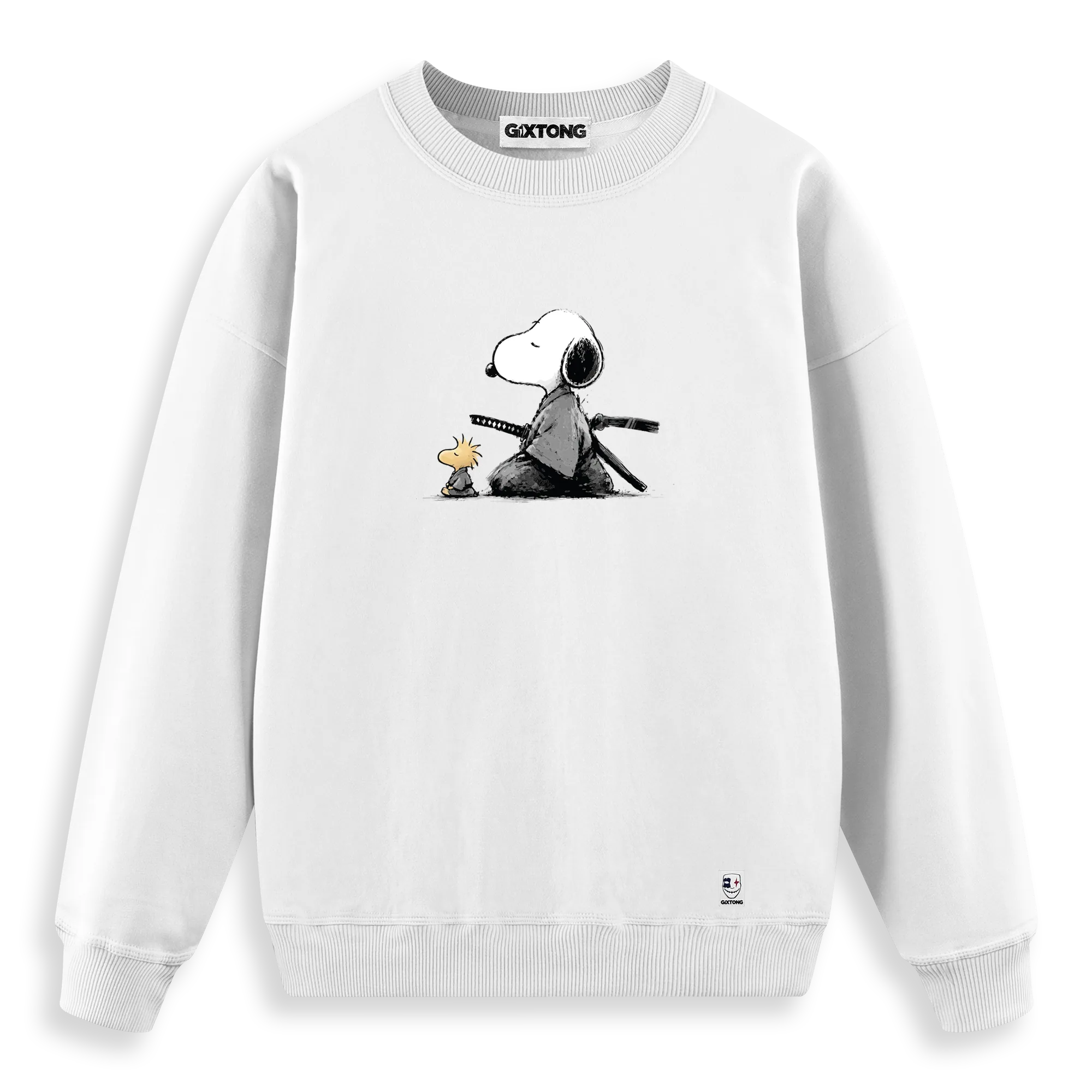 Samurai Snoopy - Regular Fit Kalıp Sweatshirt